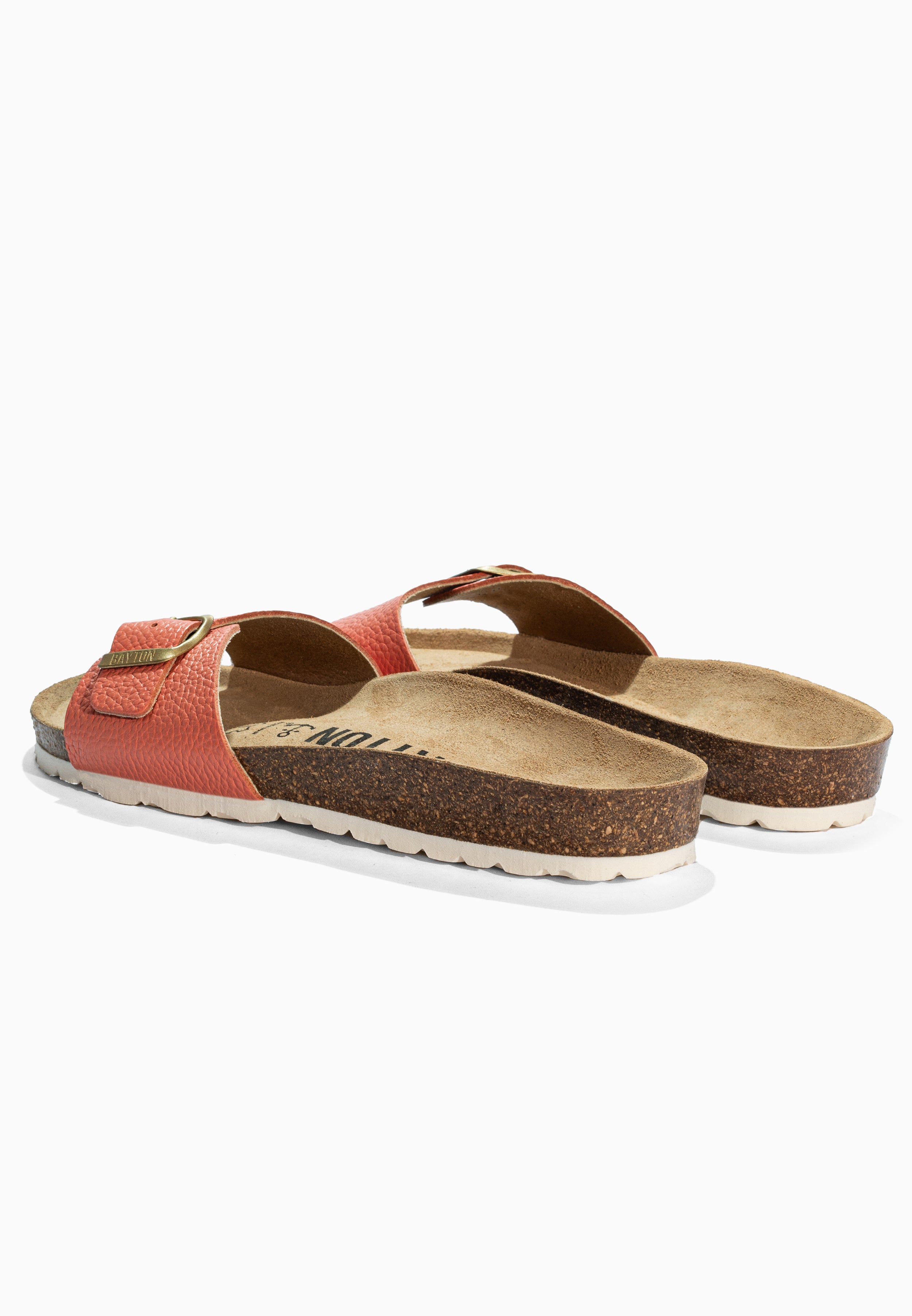 Sandales Zephyr Corail en Cuir