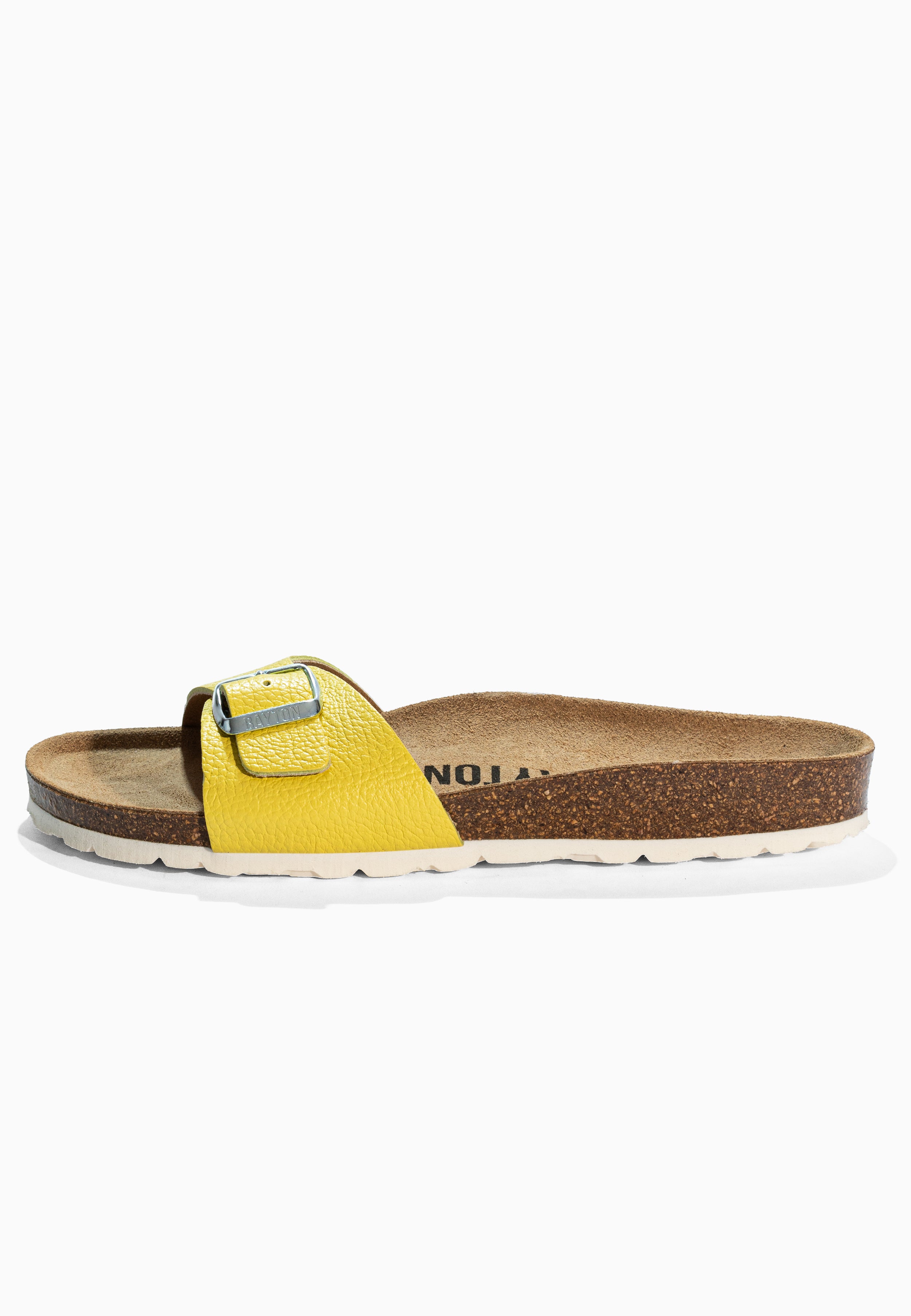 Zephyr Yellow Leather Sandals