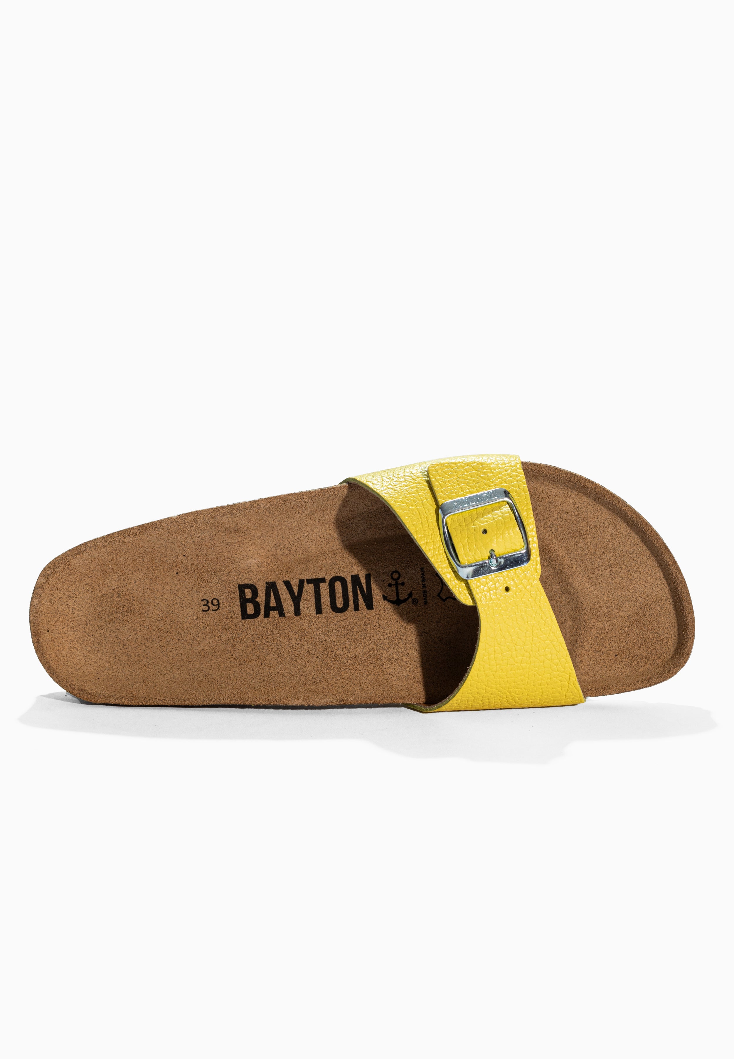 Zephyr Yellow Leather Sandals