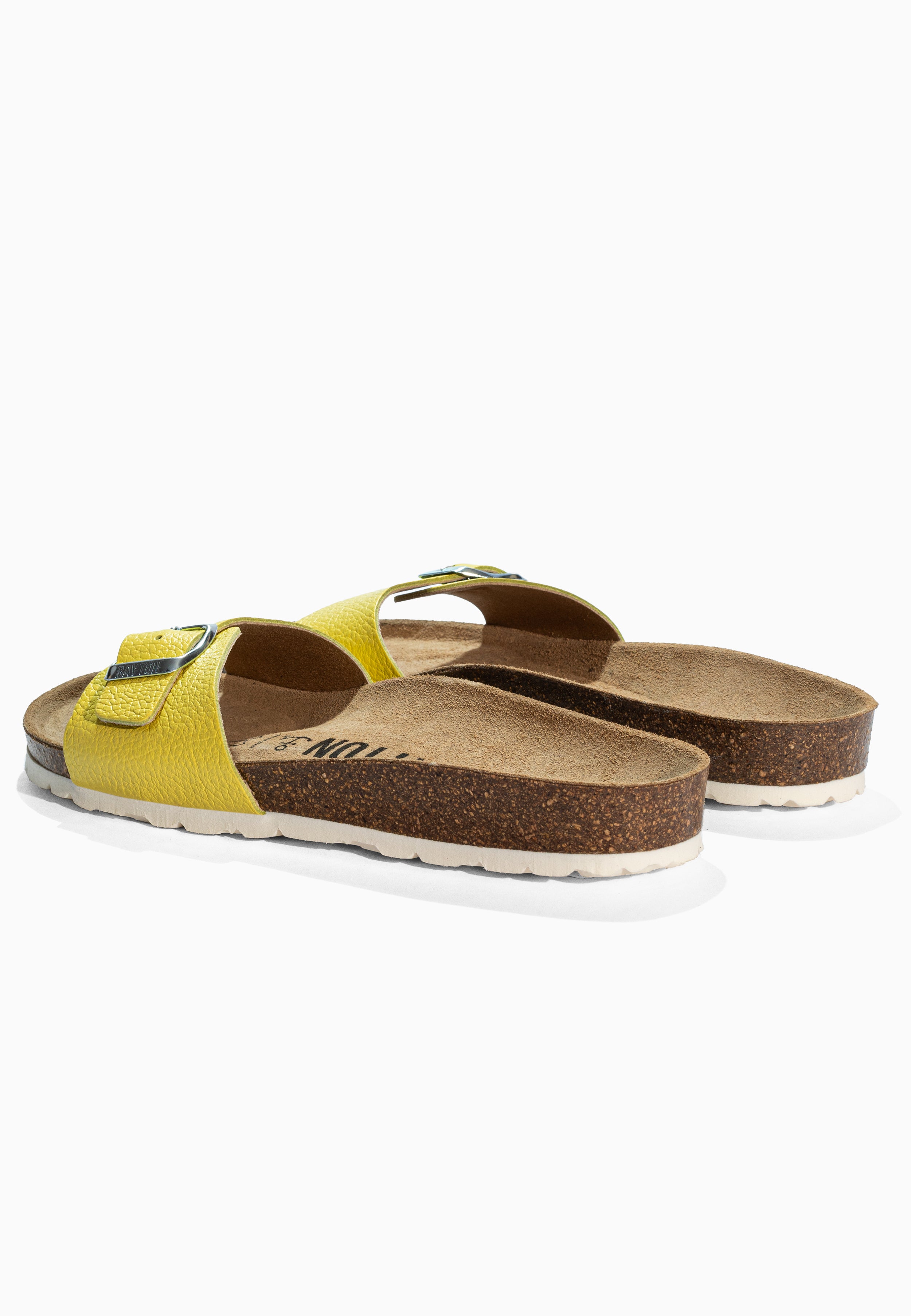 Zephyr Yellow Leather Sandals