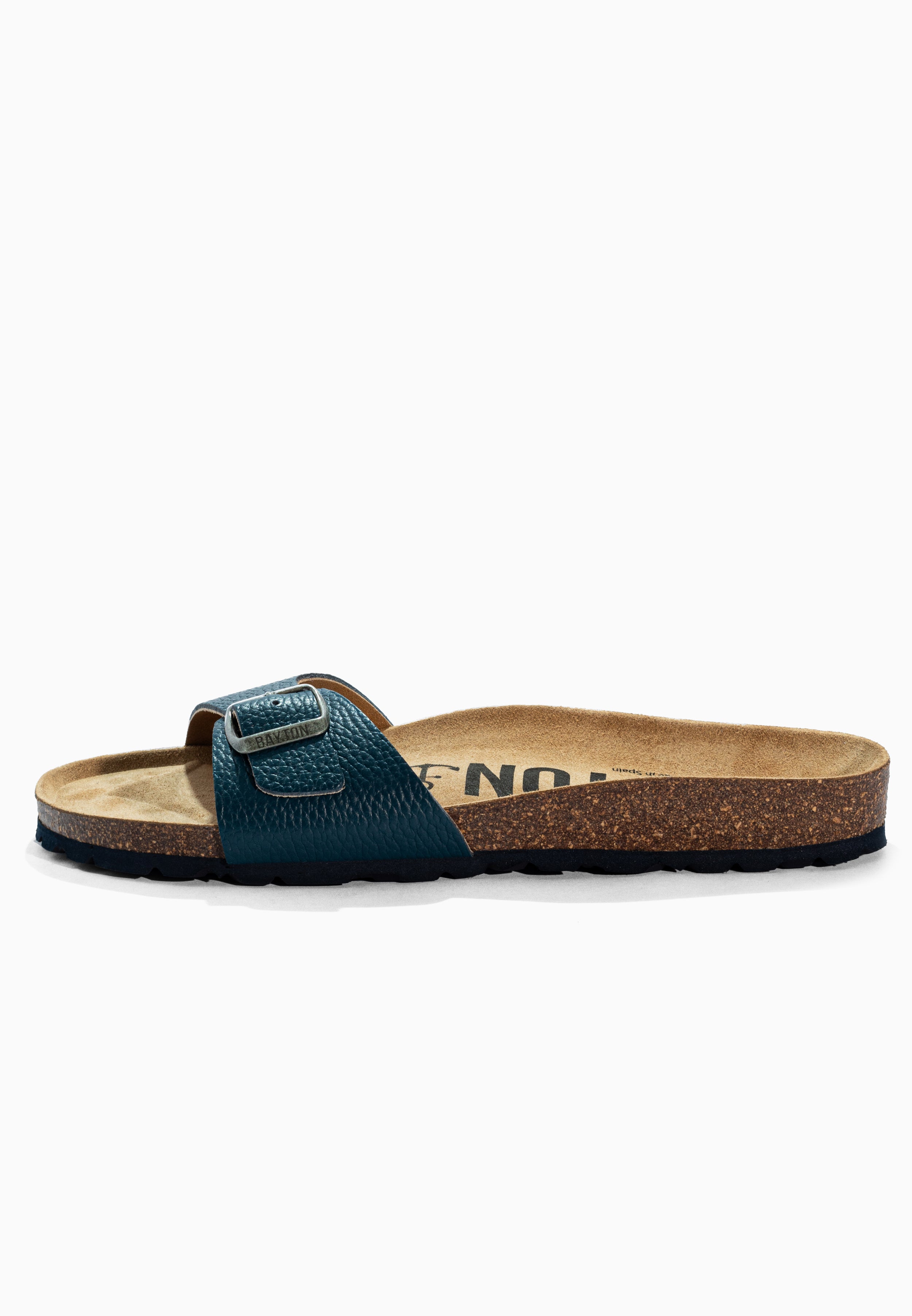 Zephyr Blue Leather Sandals