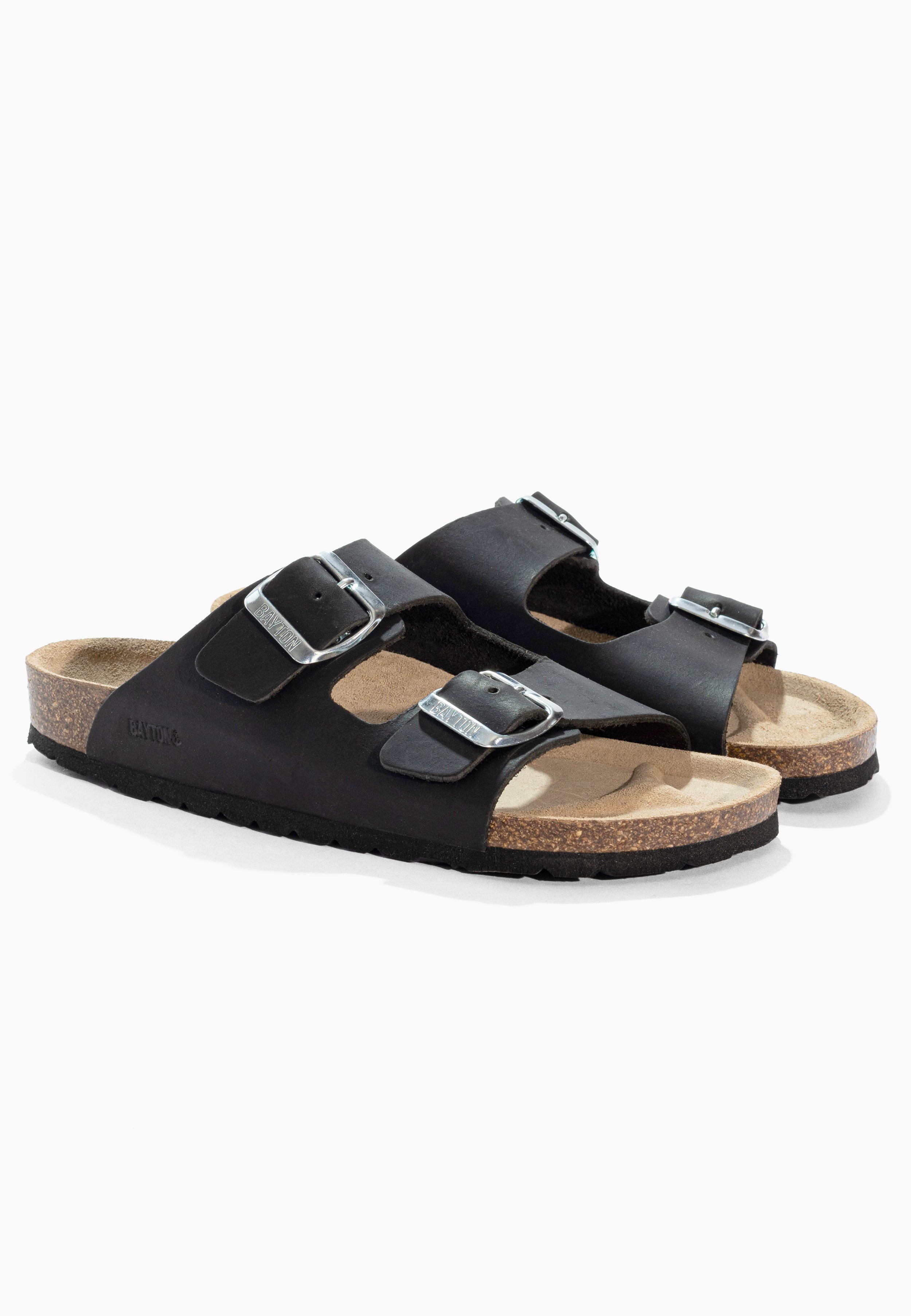 Sandales Atlas Noir en Cuir