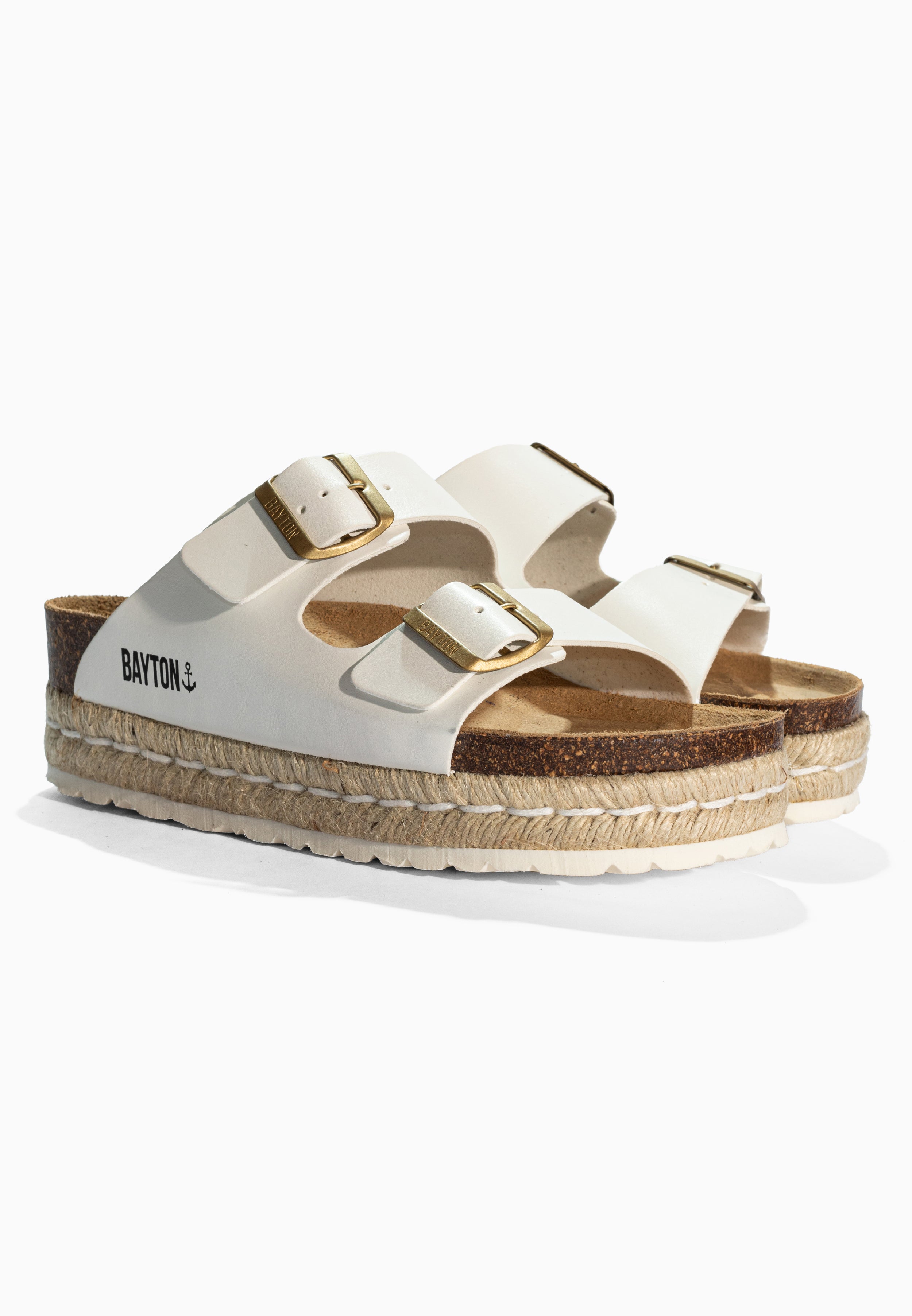 Alcee Sandals White