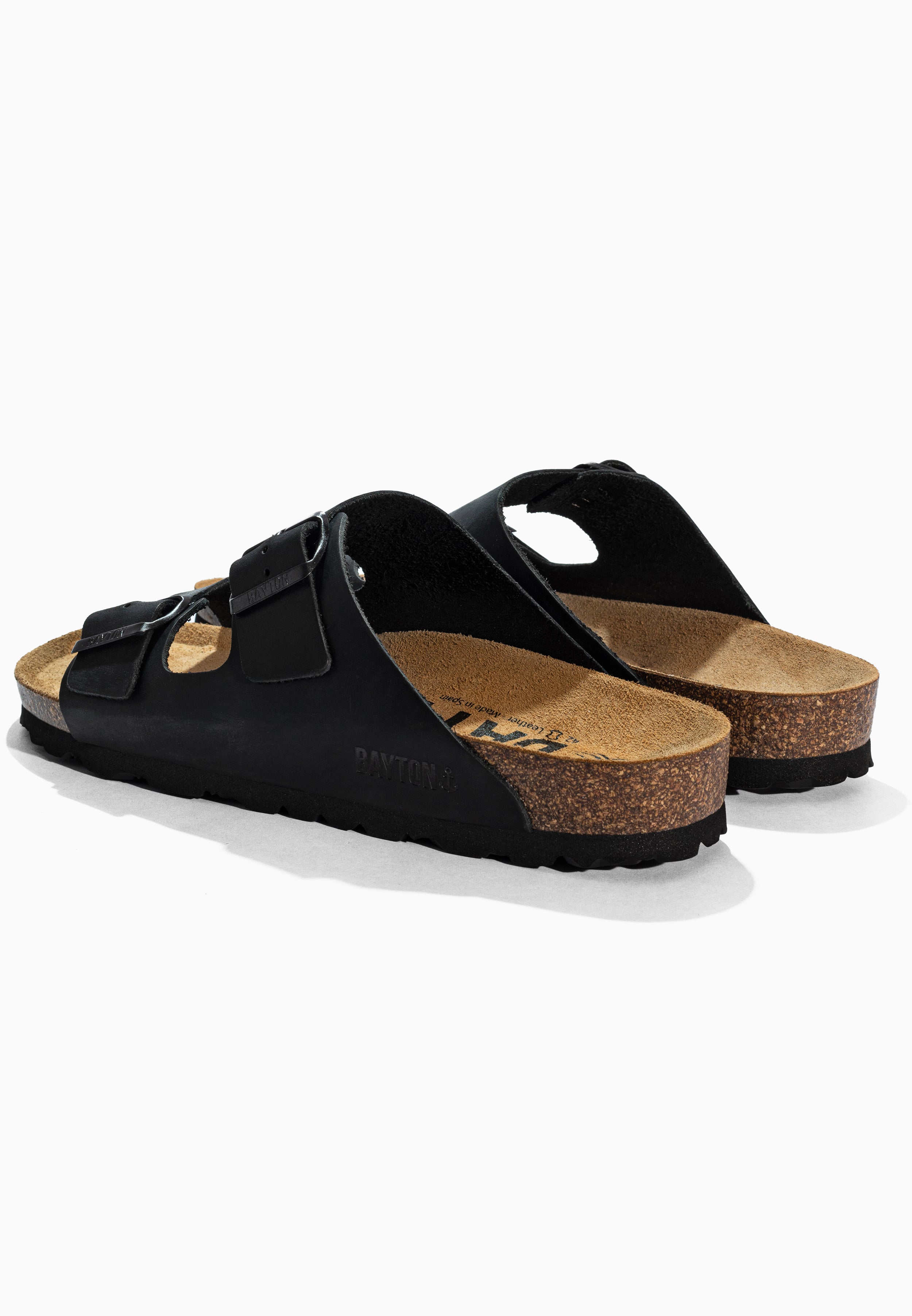 Sandales Atlas Noir en Cuir