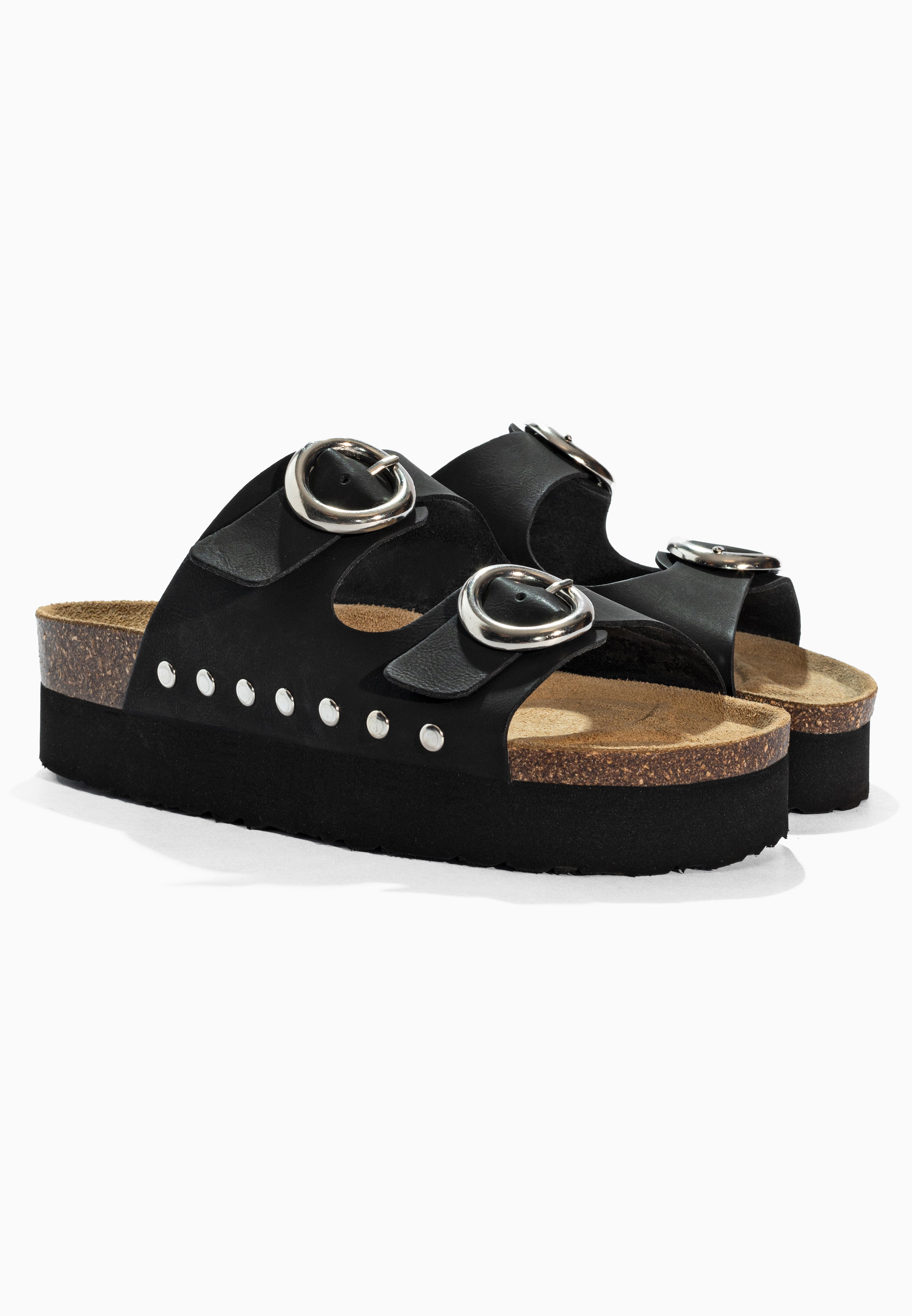 Barcelona Sandals Black