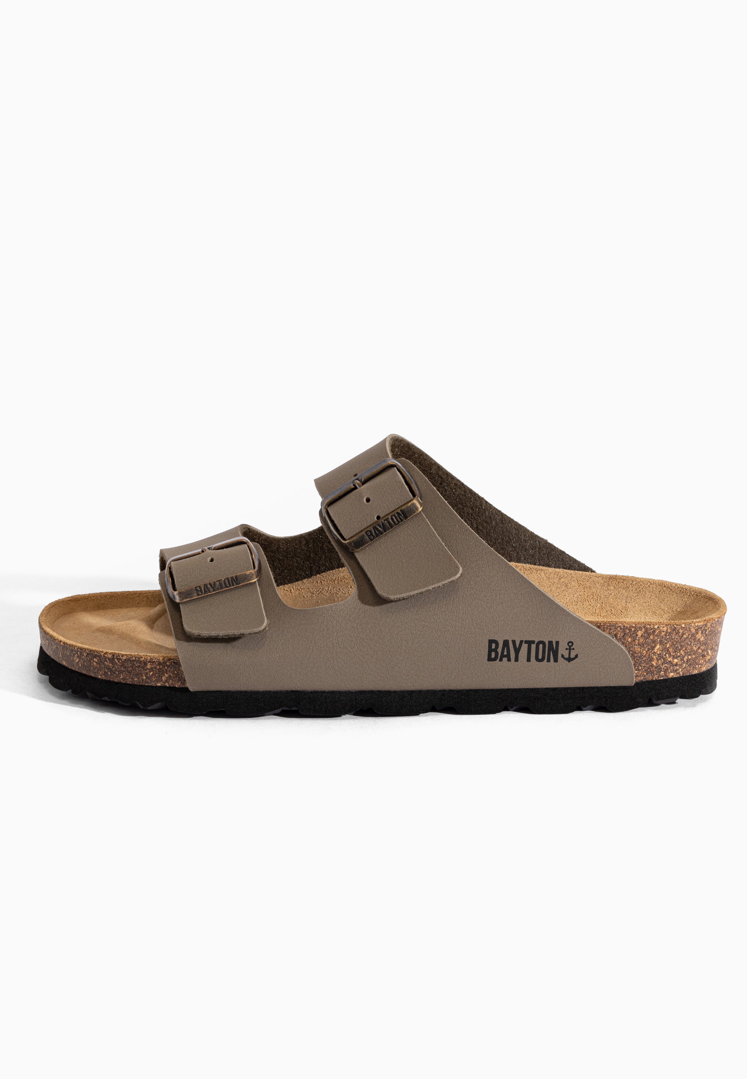 Taupe Atlas Sandals