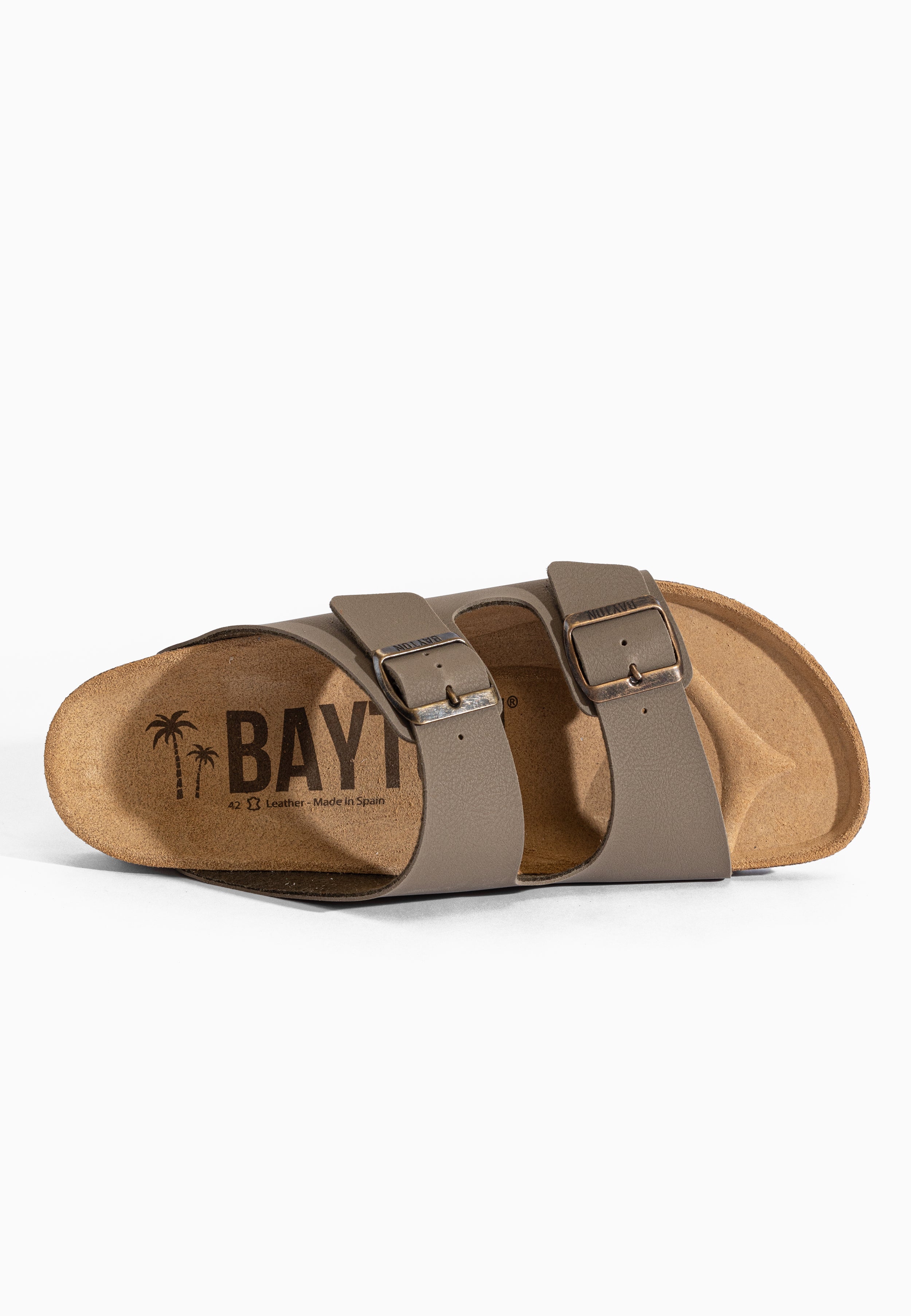 Taupe Atlas Sandals