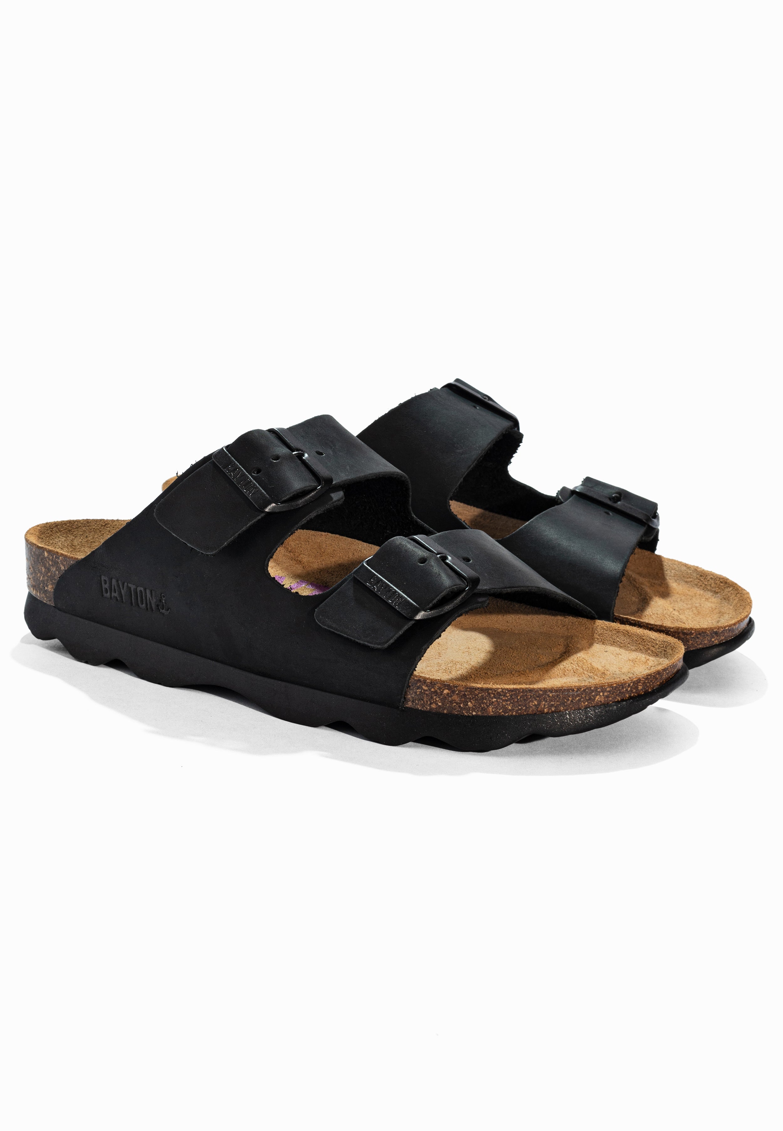 Sandales Atlas Noir en Cuir