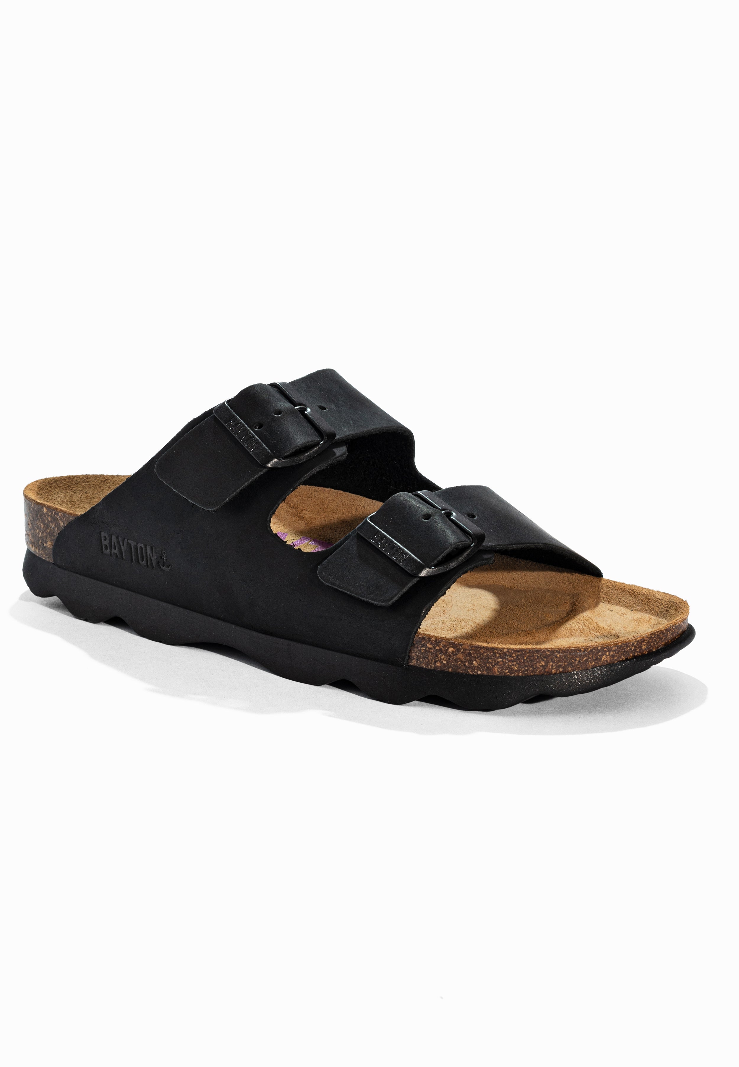 Sandales Atlas Noir en Cuir