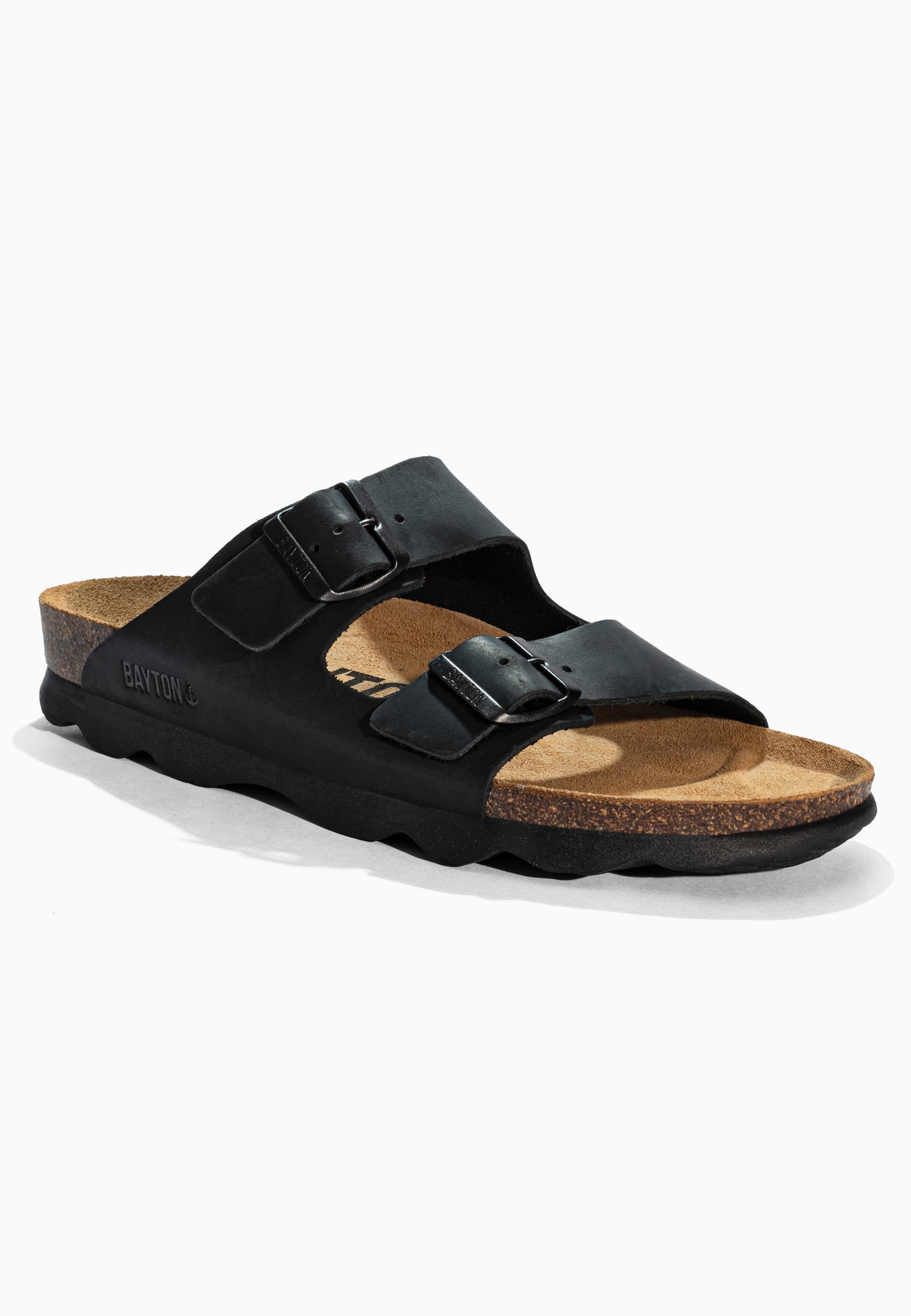 Sandales Atlas Noir en Cuir