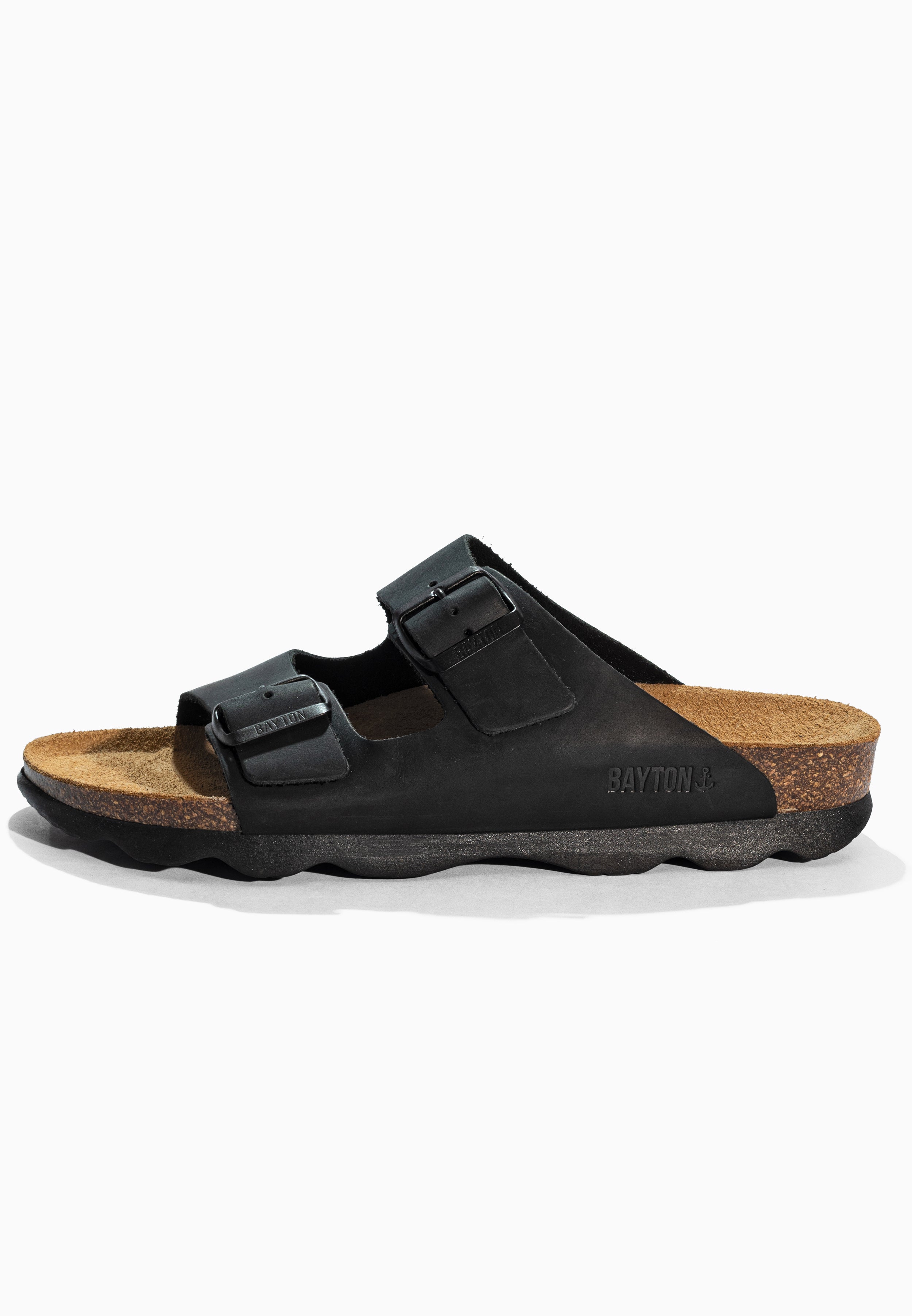 Sandales Atlas Noir en Cuir