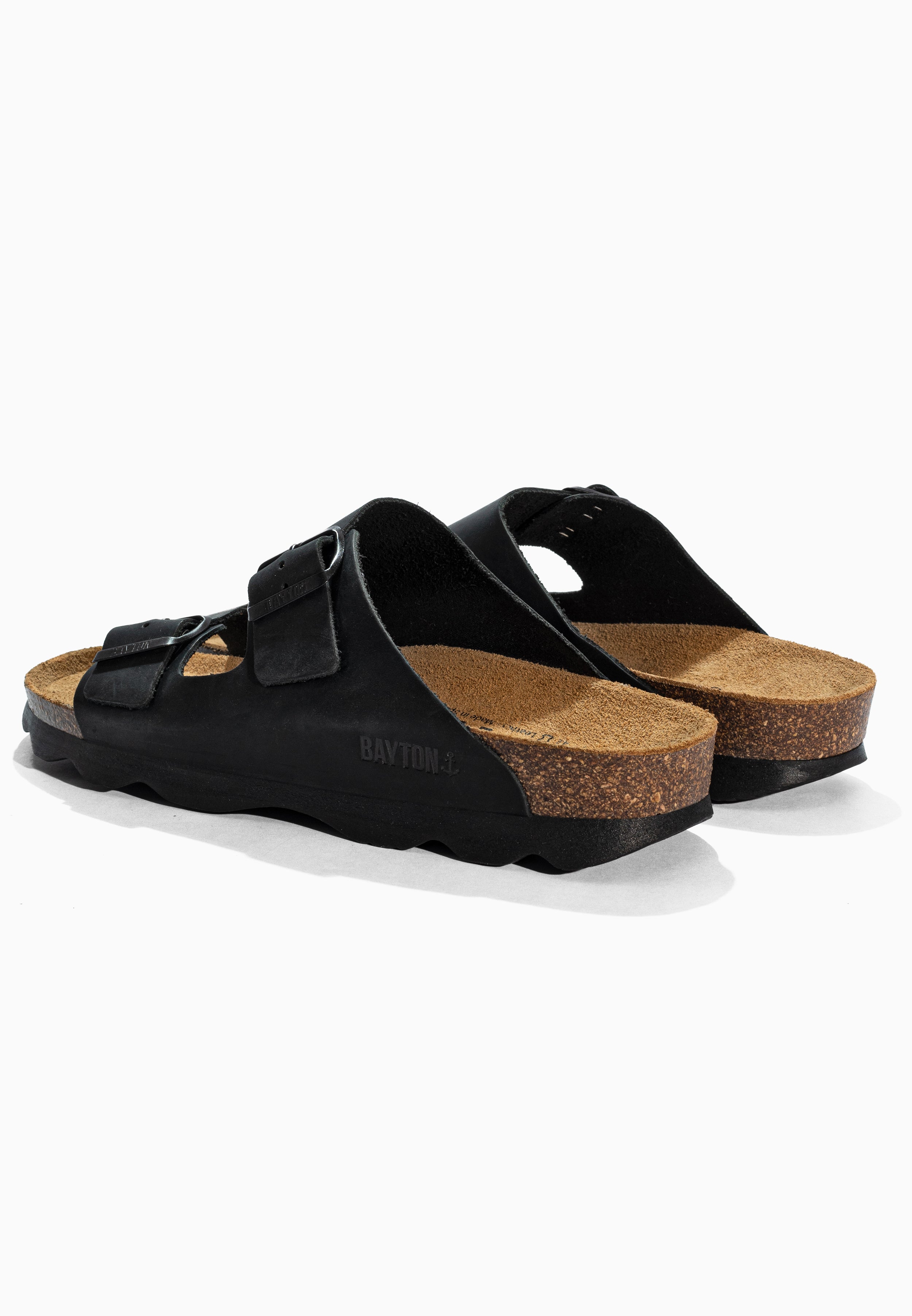 Sandales Atlas Noir en Cuir