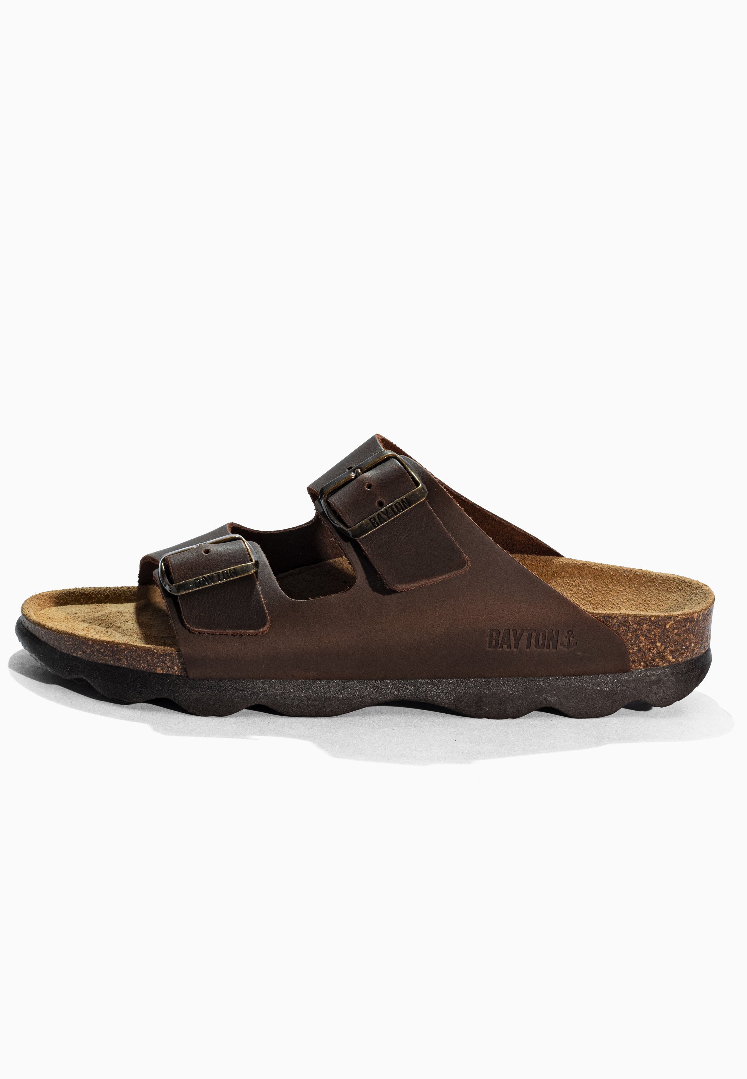 Atlas Brown Leather Sandals