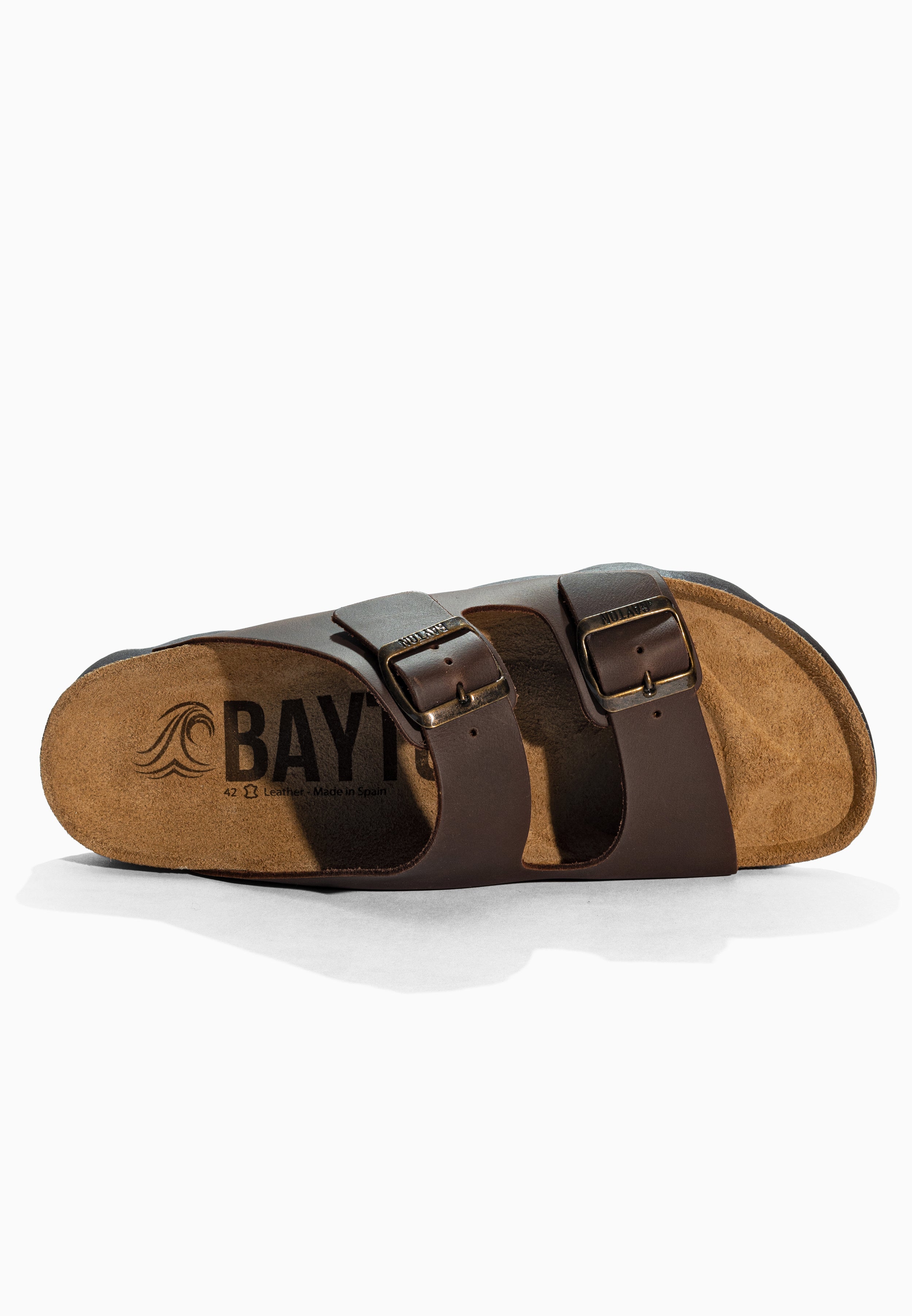 Atlas Brown Leather Sandals