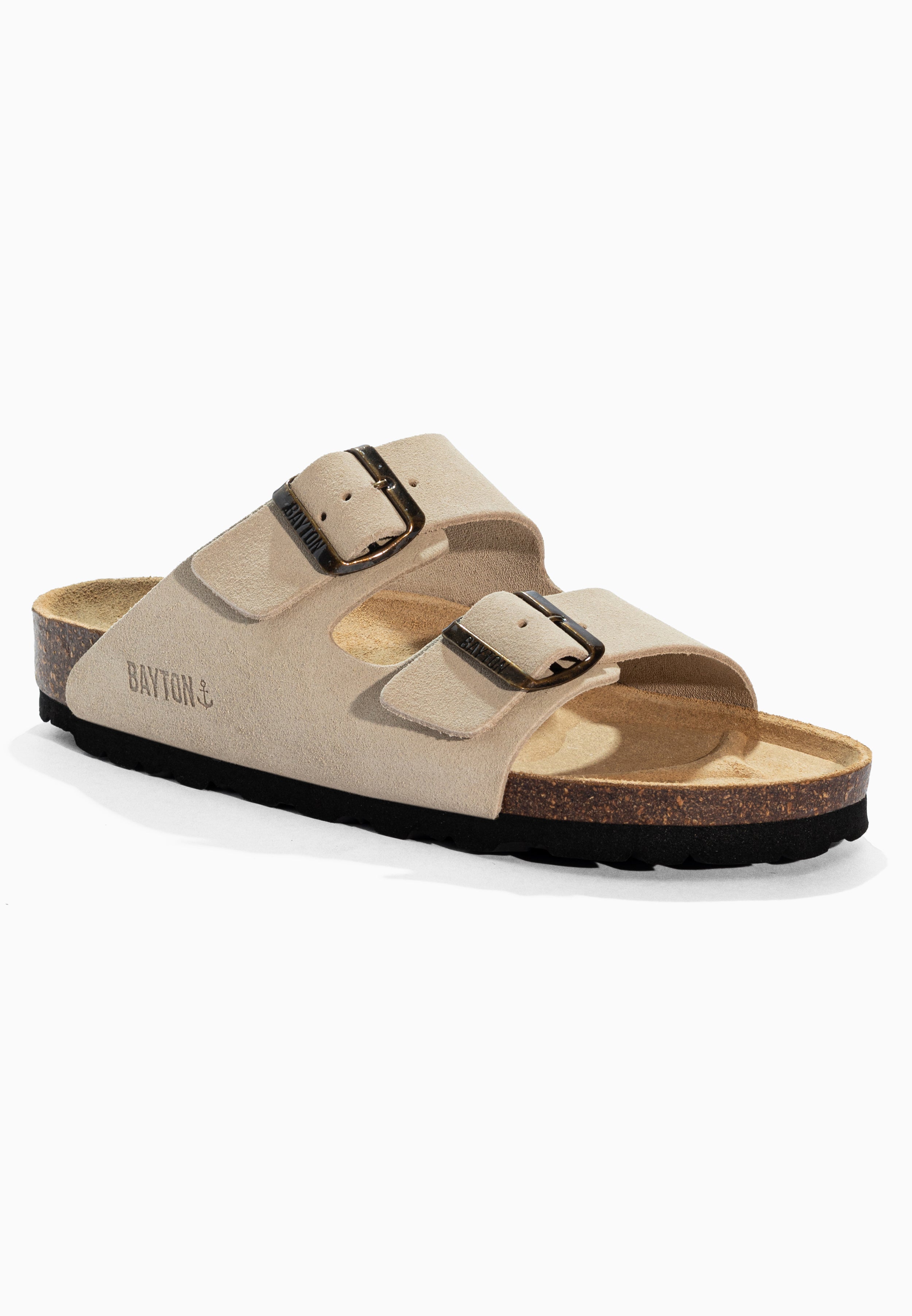 Sandales Tracy Beige en Cuir Suédé