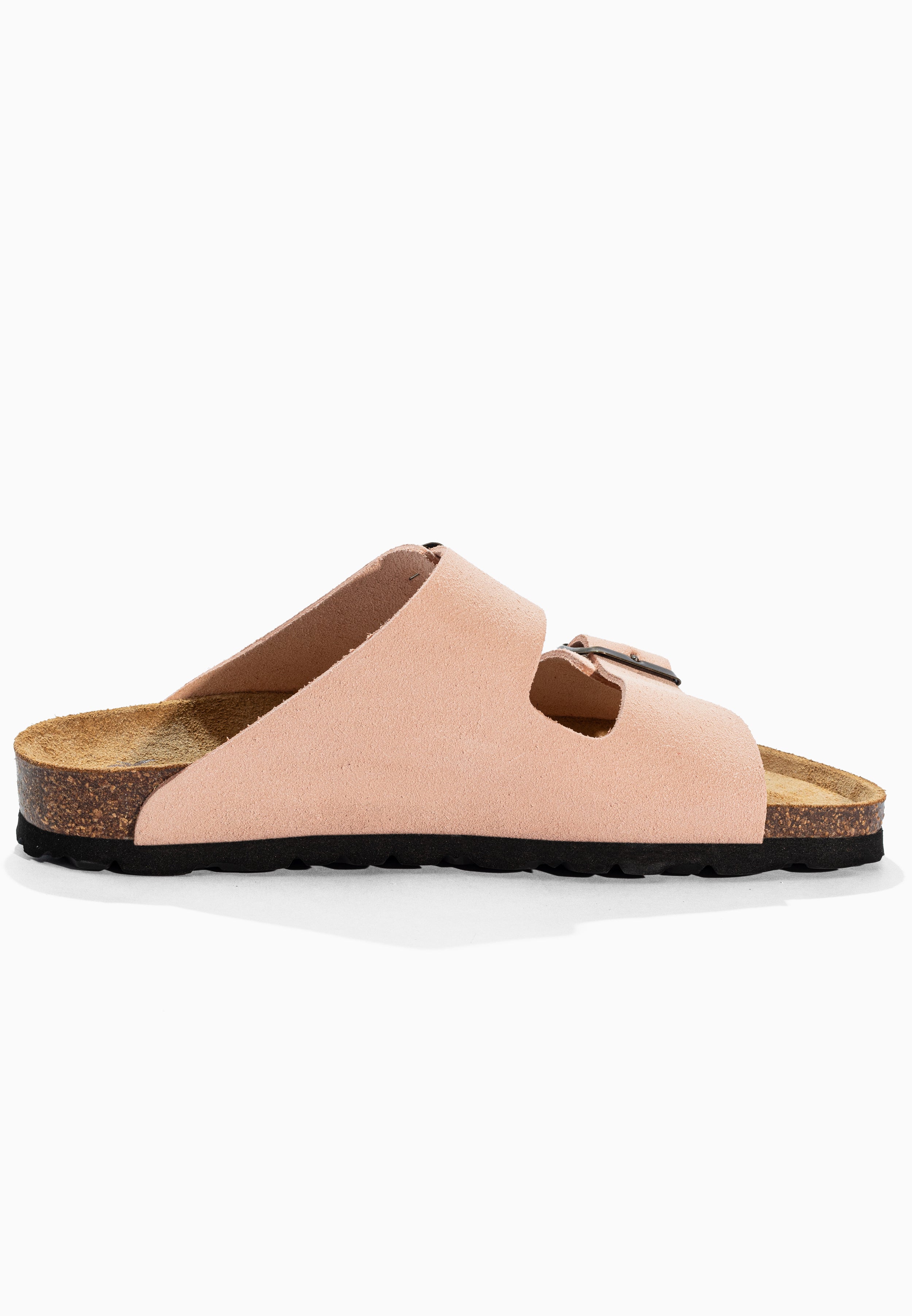 Tracy Peach Suede Leather Sandals