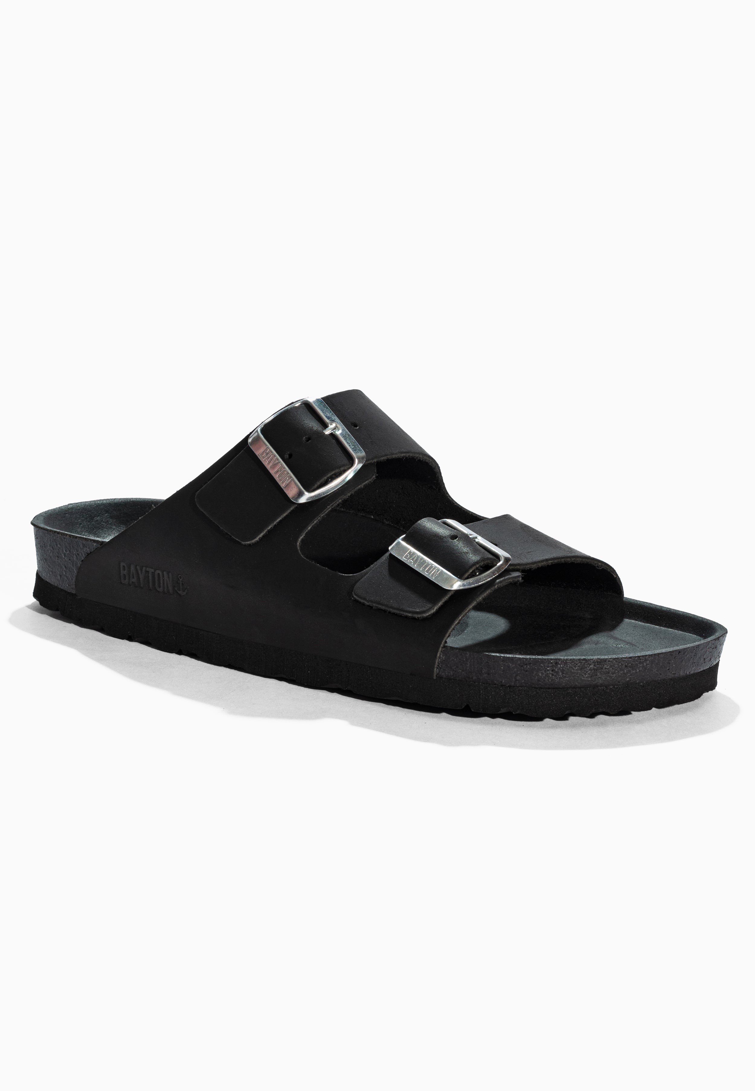 Sandales Atlas Noir en Cuir