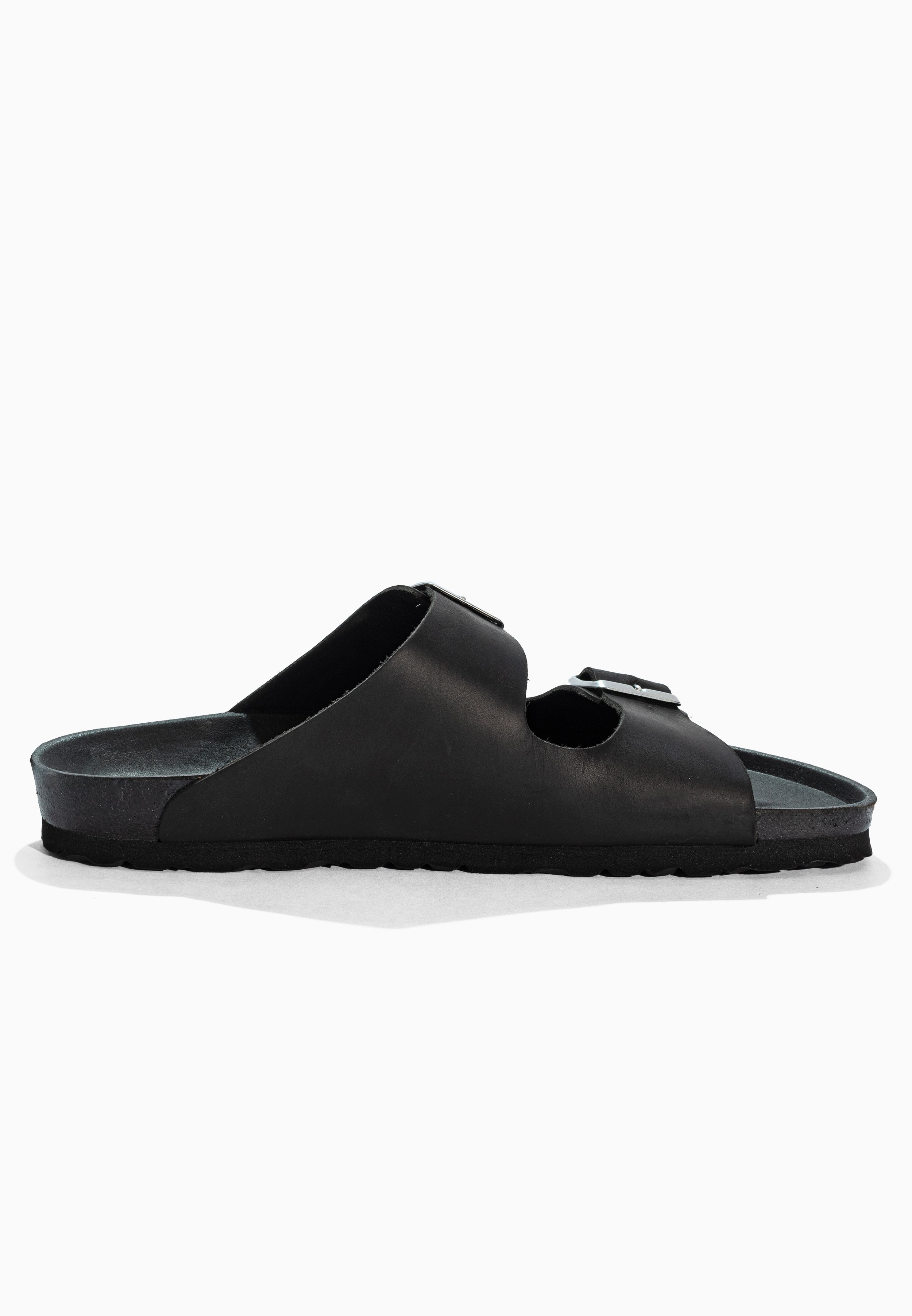 Sandales Atlas Noir en Cuir