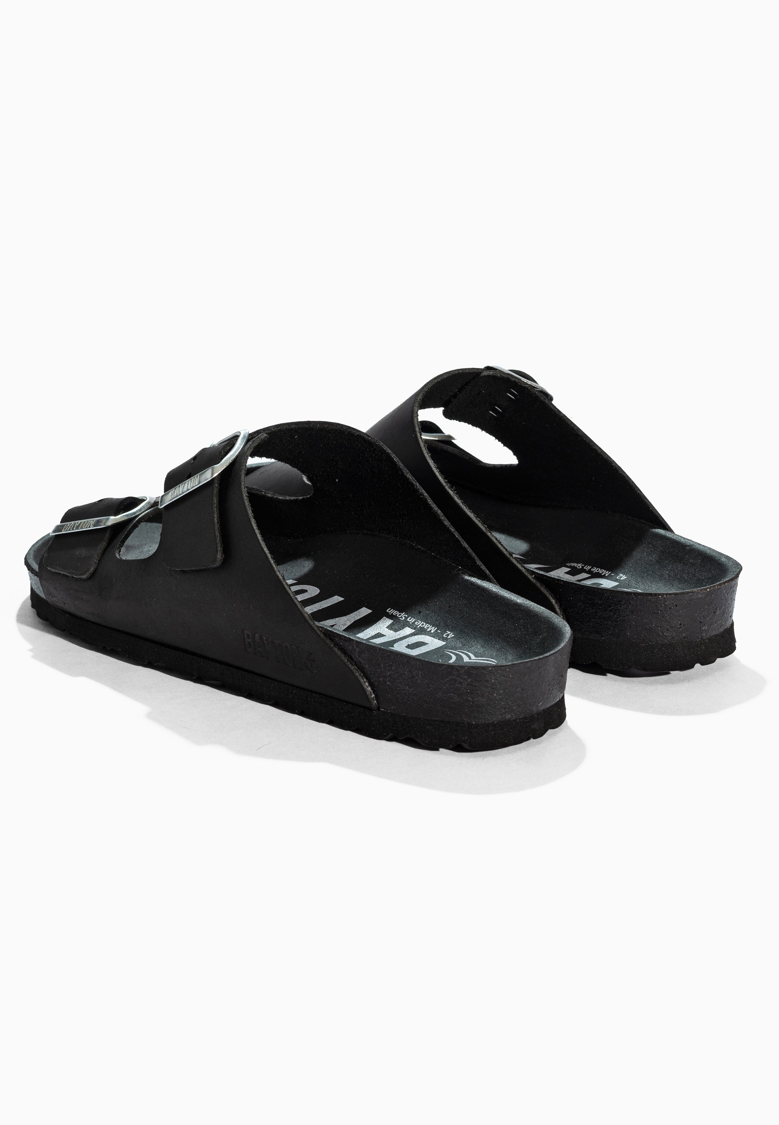 Sandales Atlas Noir en Cuir