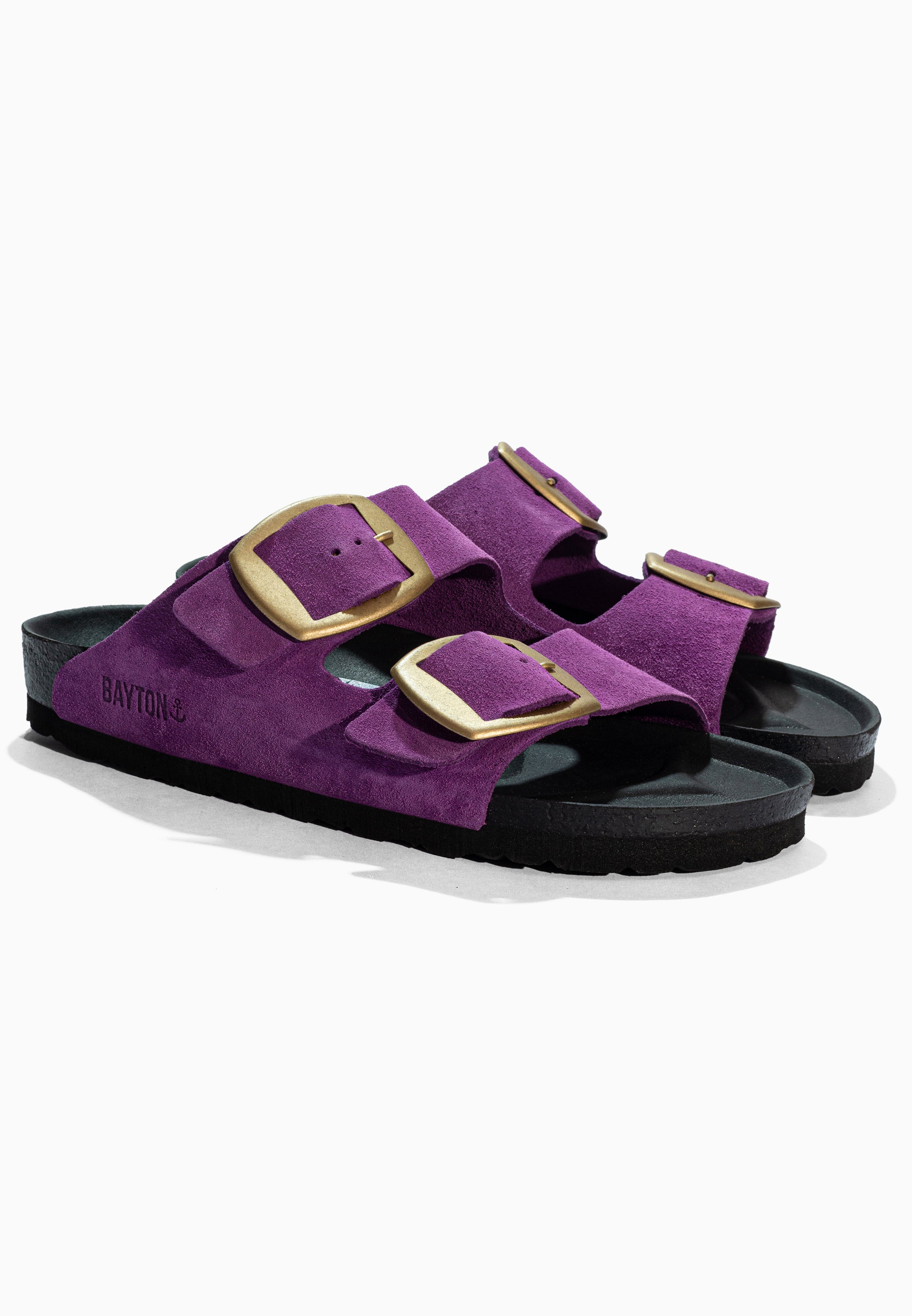 Alicante Violet Suede Leather Sandals