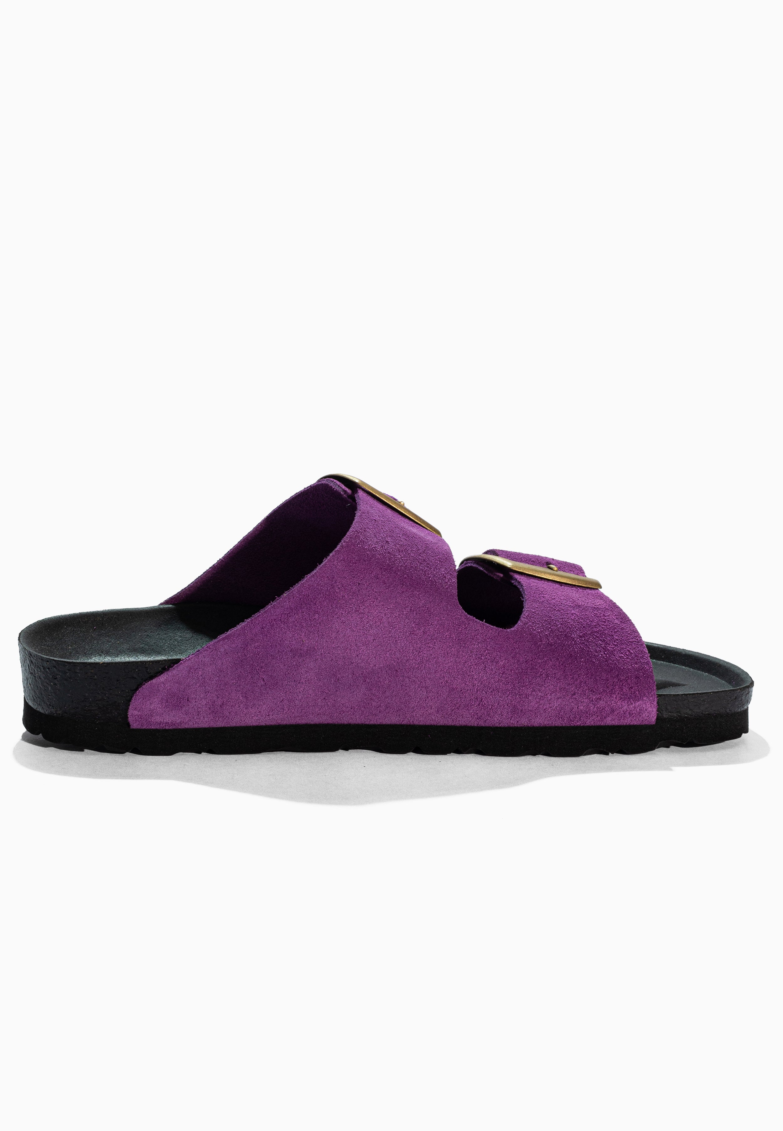 Sandales Alicante Violet en Cuir Suédé