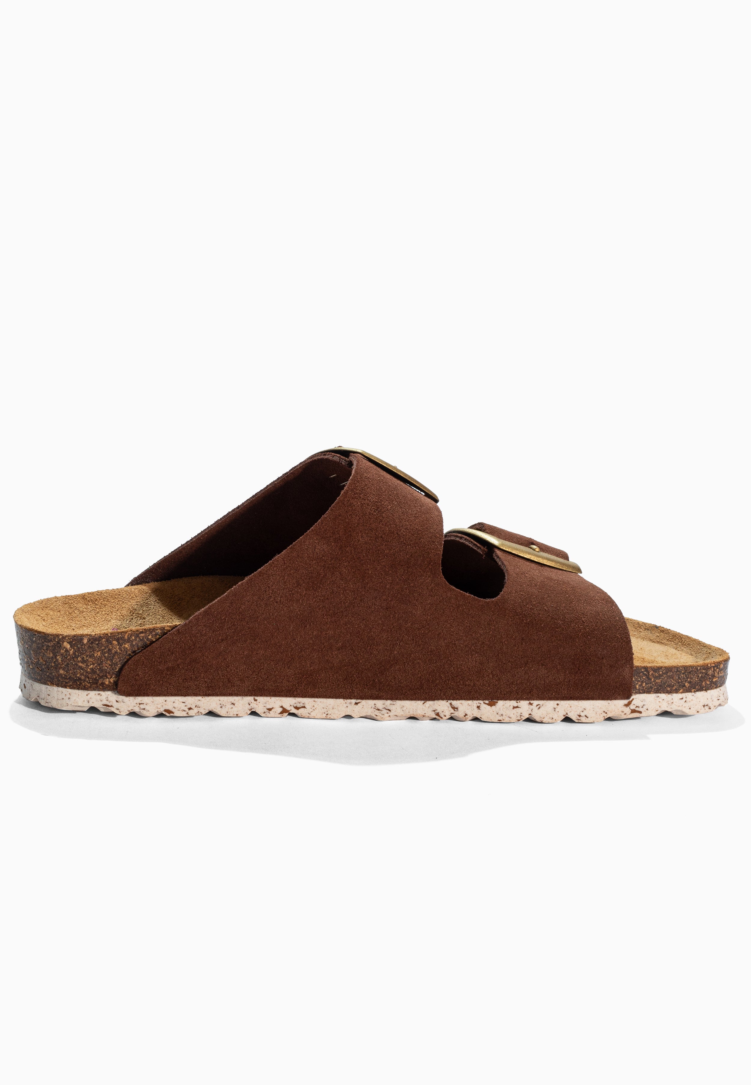 Alicante Brown Suede Leather Sandals