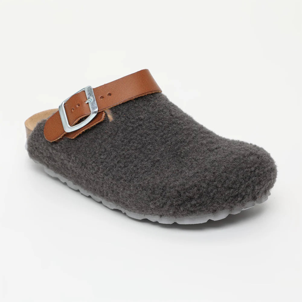 Noma Dark Grey Clogs