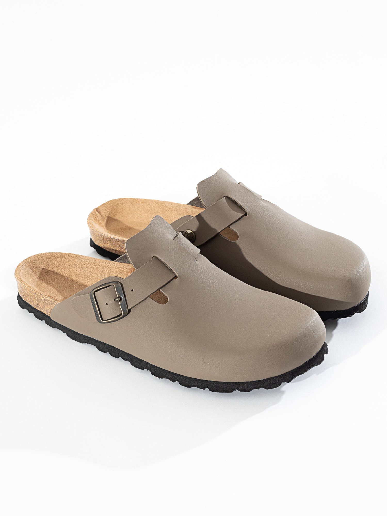 Helios Clogs Taupe Clogs