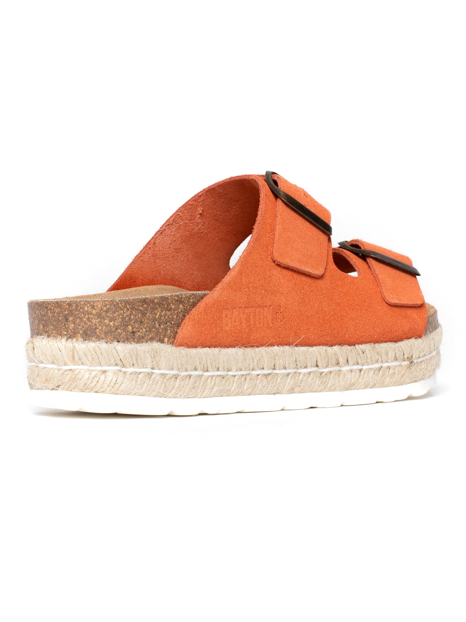 Sandales Alcee Orange à Plateforme en cuir Suédé