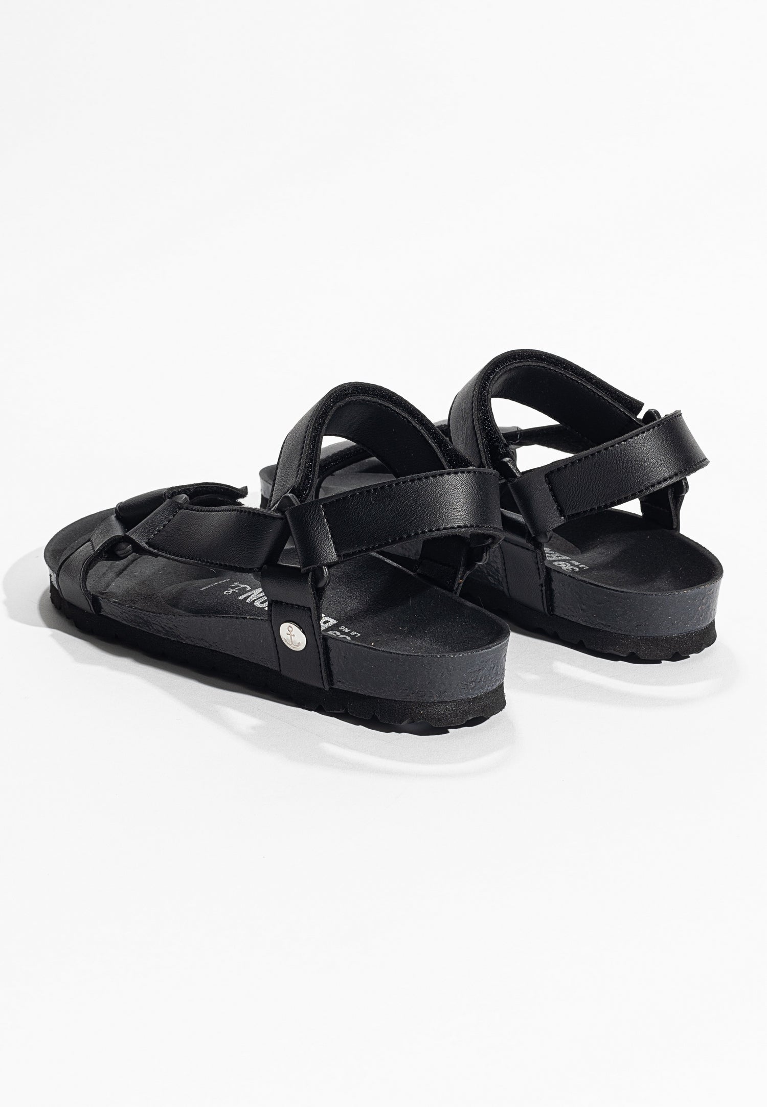 Rigoni Black Multi-Strap Sandals