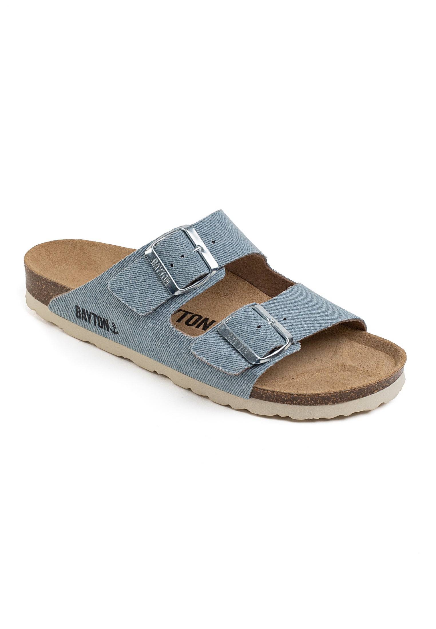 Sandalias Atlas 2 Tiras Denim Azul Cielo