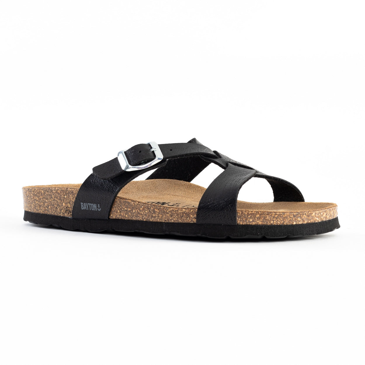 Sebastian Black 2 Strap Sandals