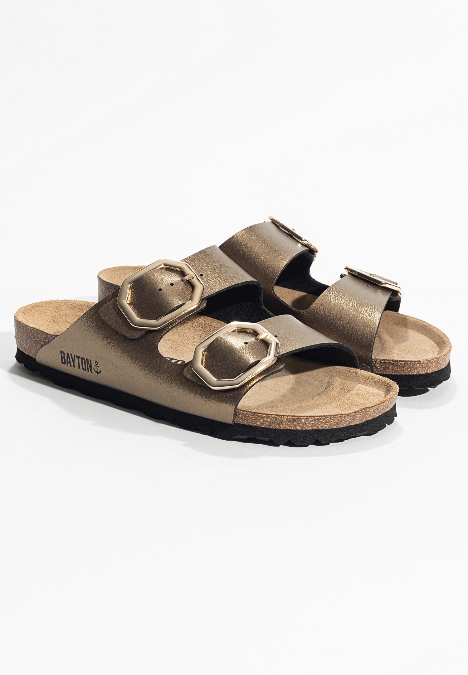 Sandales 2 Brides Atlas Bronze