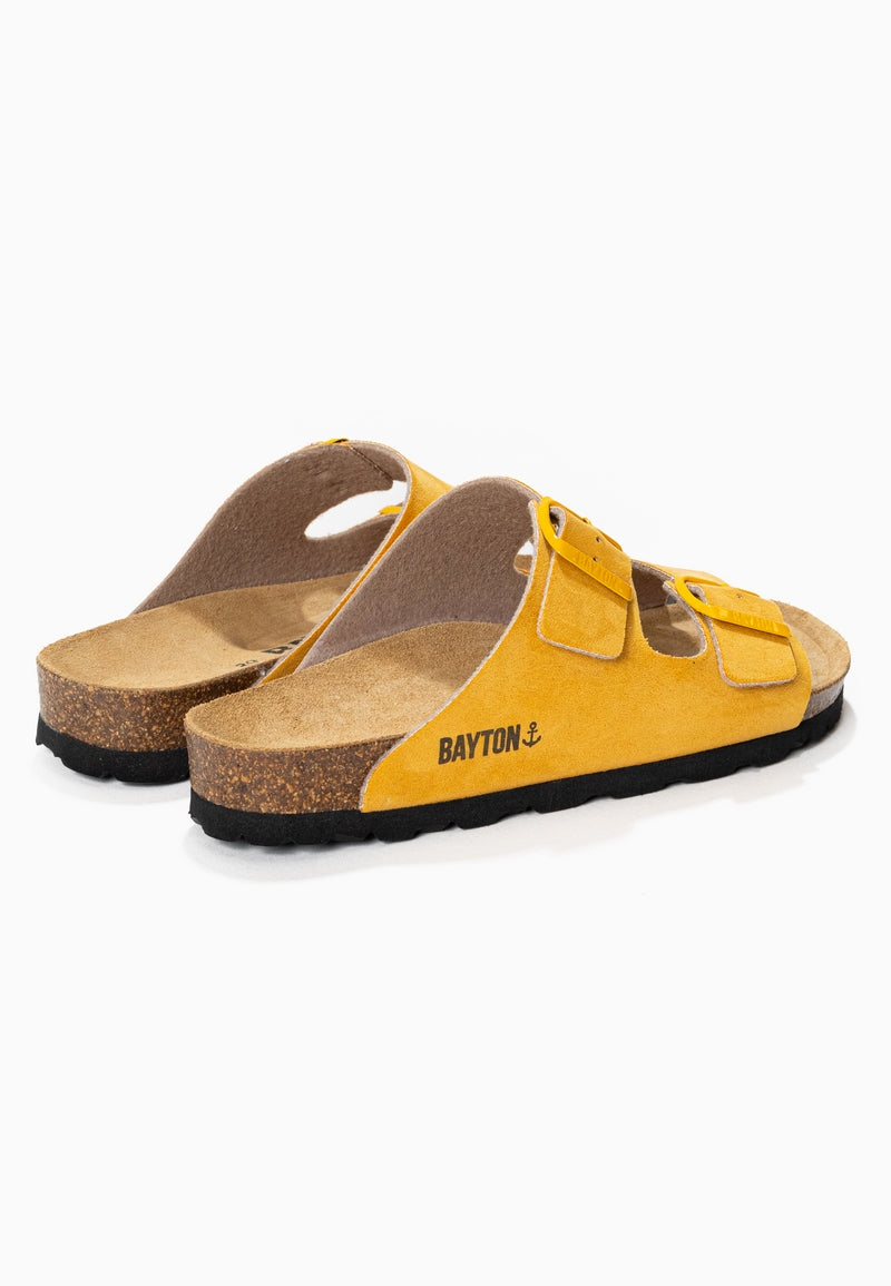 Atlas Yellow 2 Strap Sandals