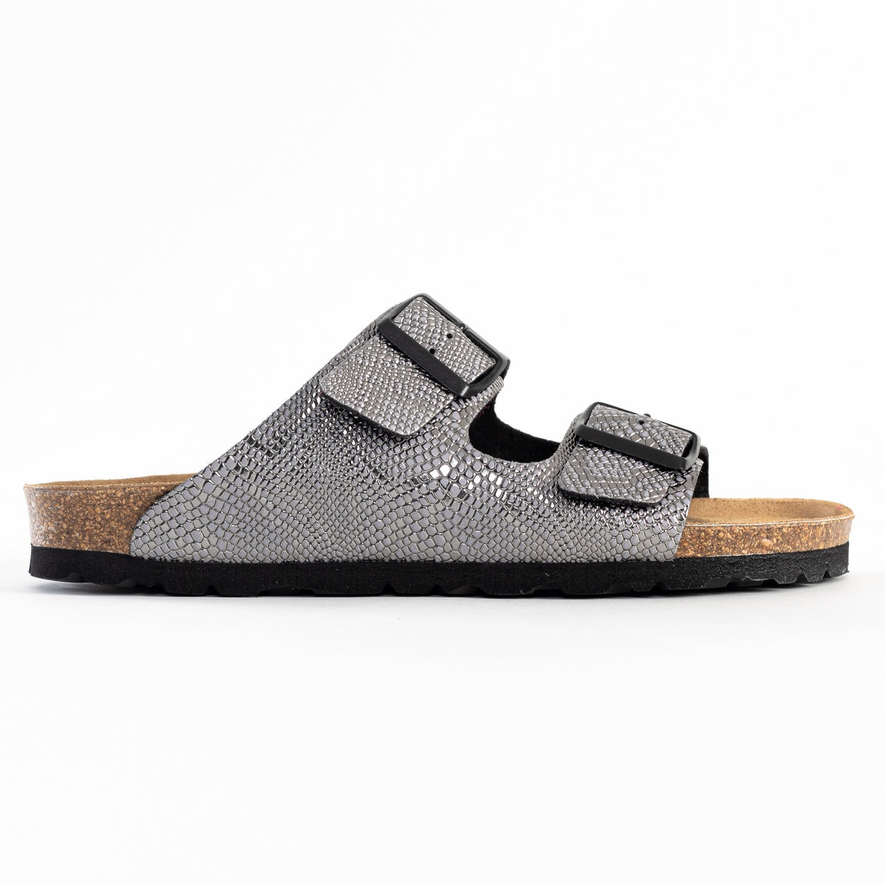 Atlas Black 2 Strap Sandals