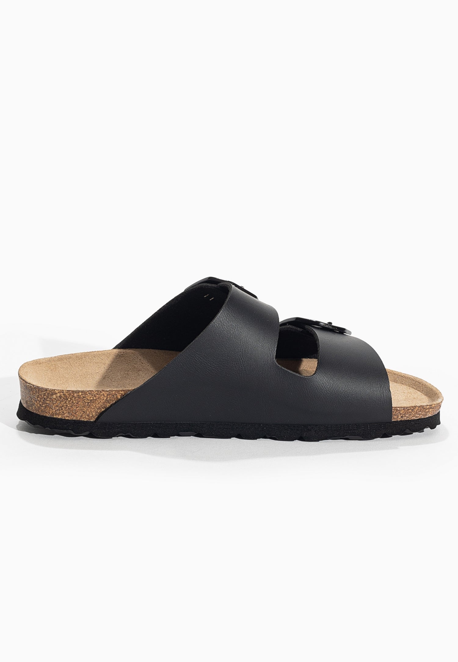 Atlas Black 2 Strap Sandals