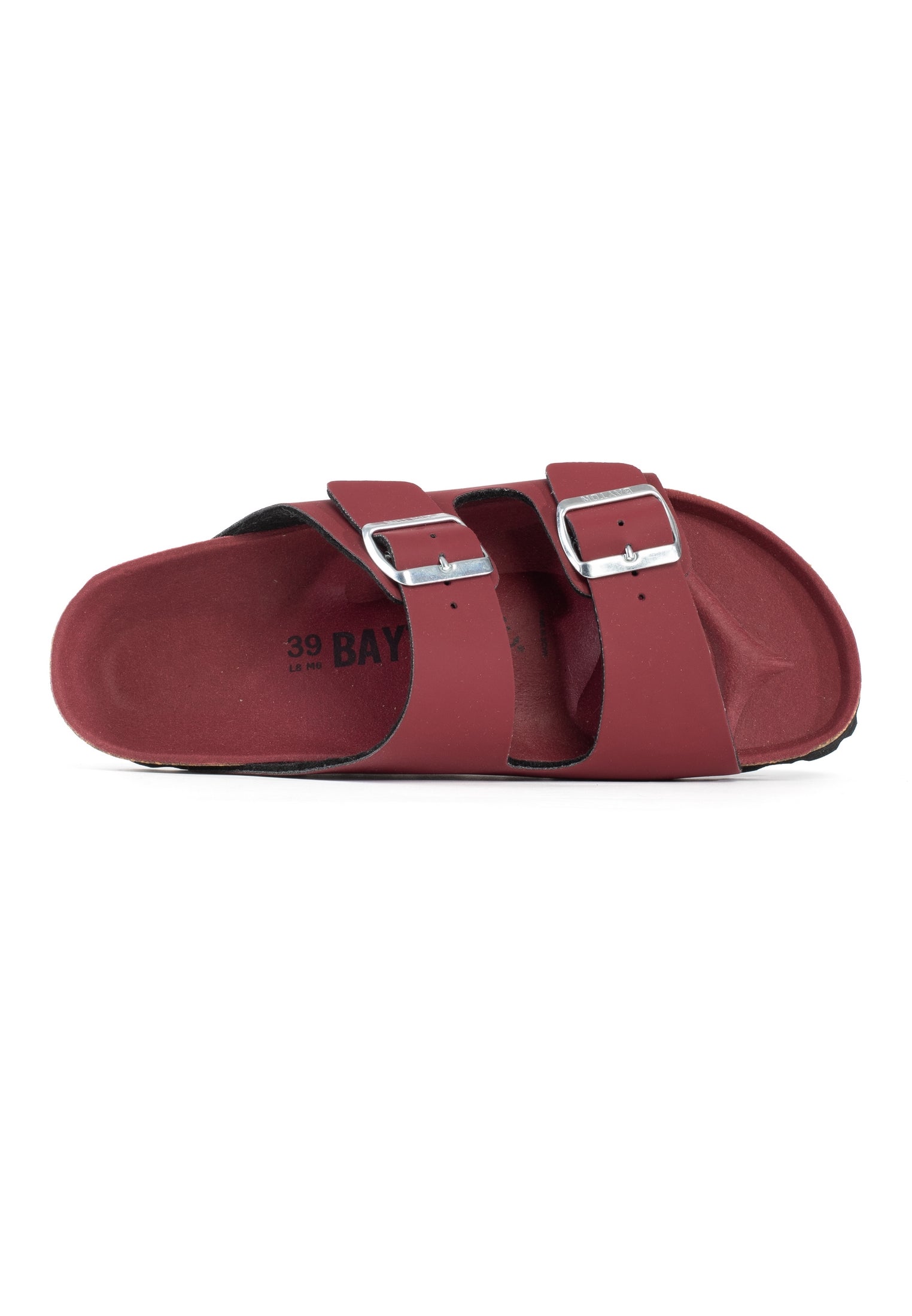 Atlas Bordeaux 2 Strap Sandals