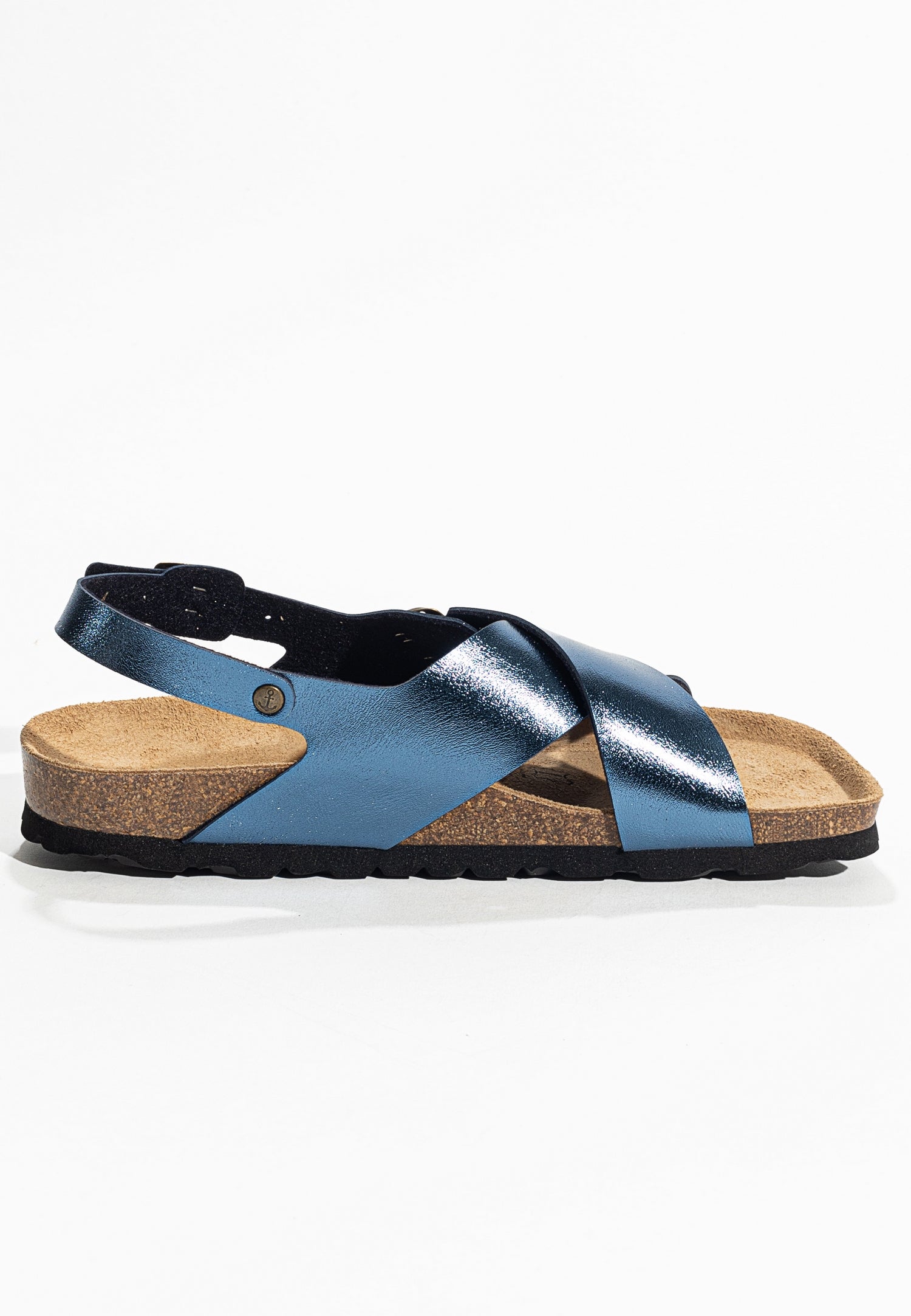 Cantabria Blue Multi-Strap Sandals