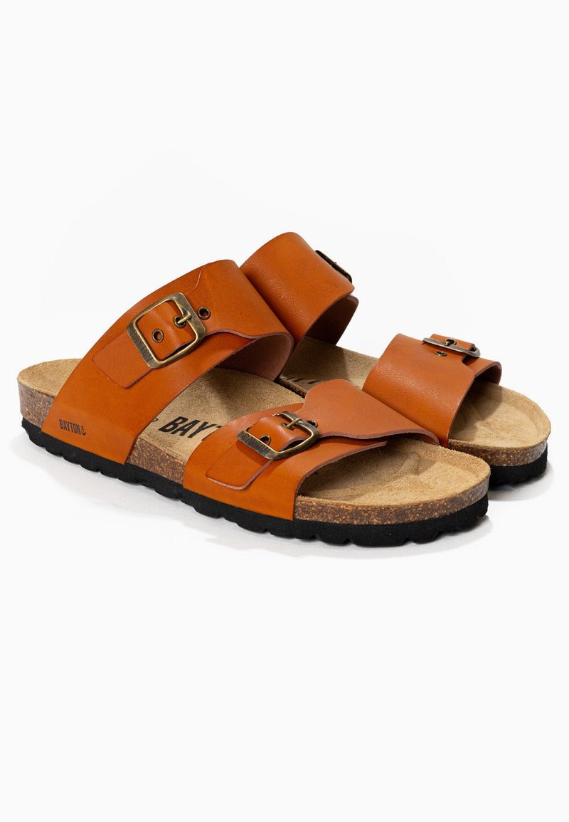 Shiba Camel 2 Strap Sandals