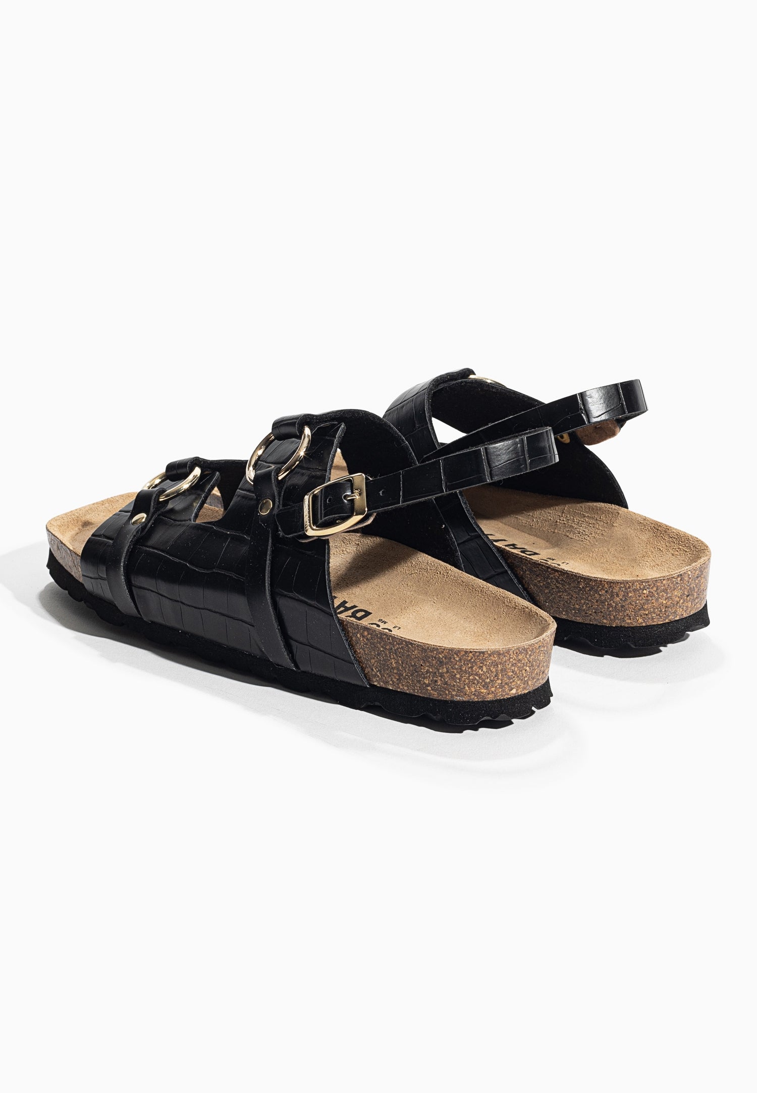 Astral Black Multi-Strap Sandals