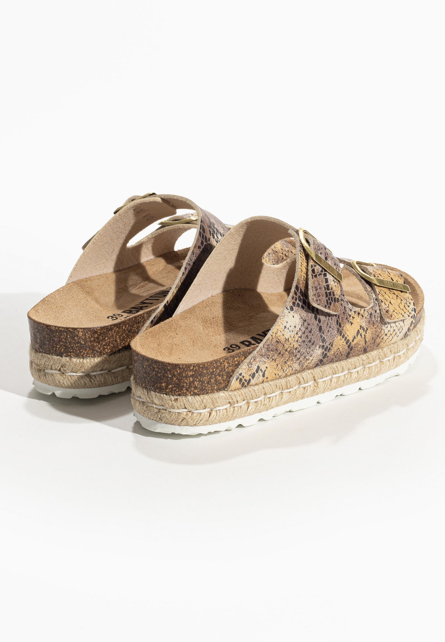 Olympe Python Platform Sandals