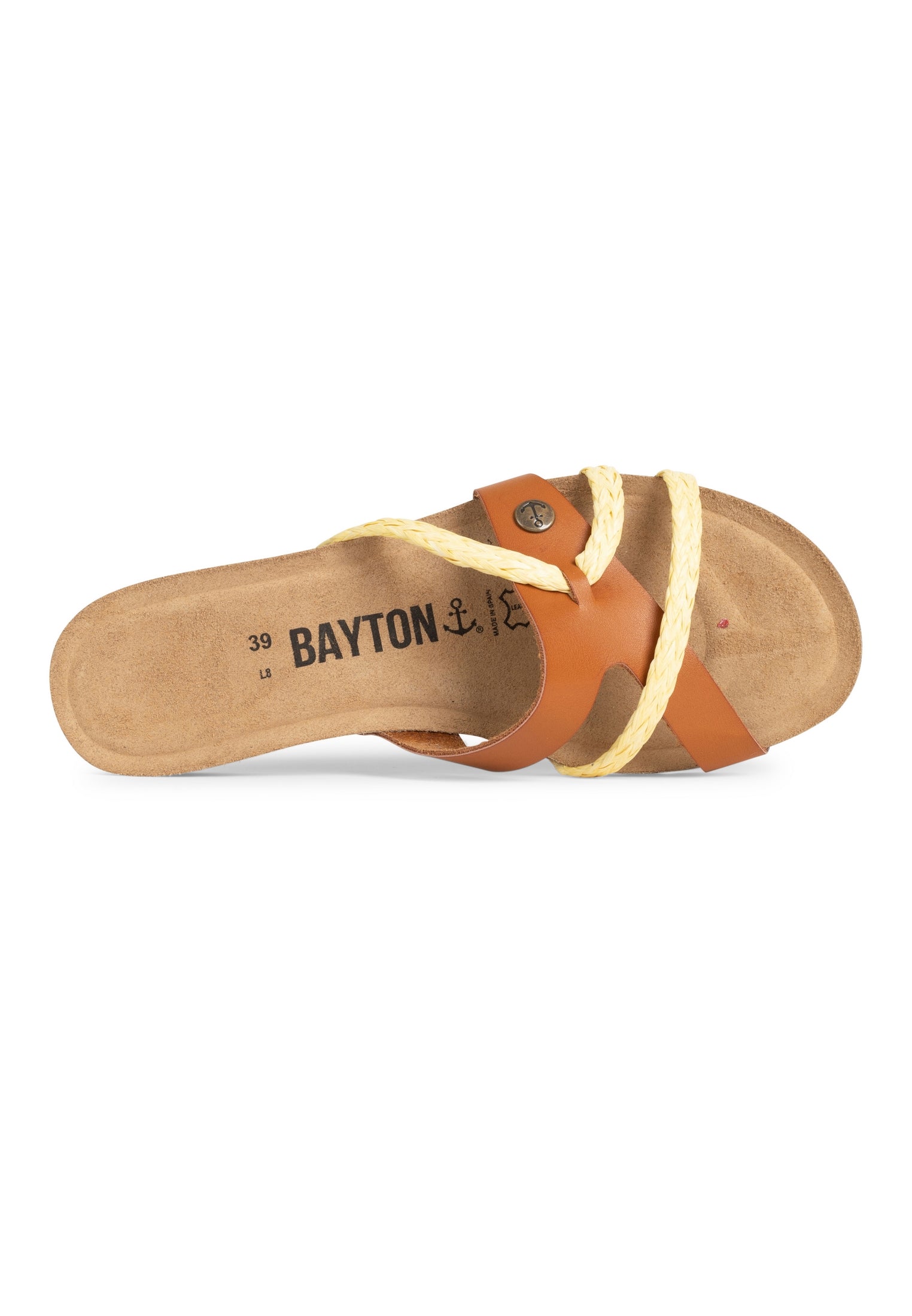 Slimen Caramel and Gold Multi-Strap Sandals