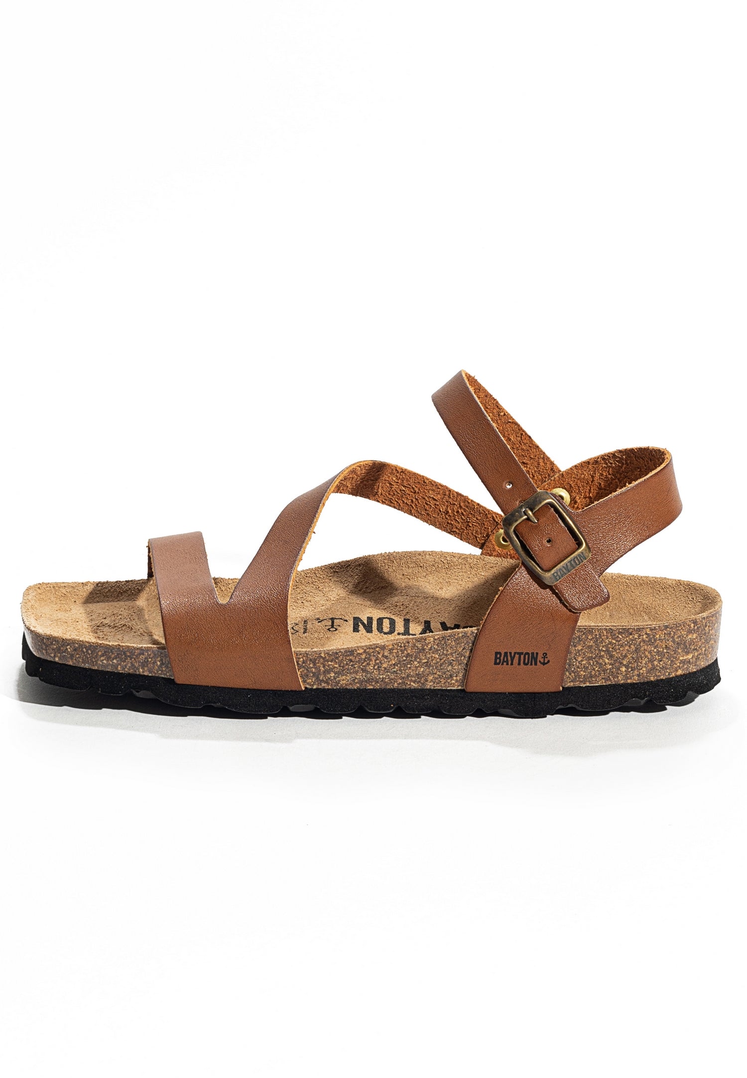 Vigo Camel Multi-Strap Sandals