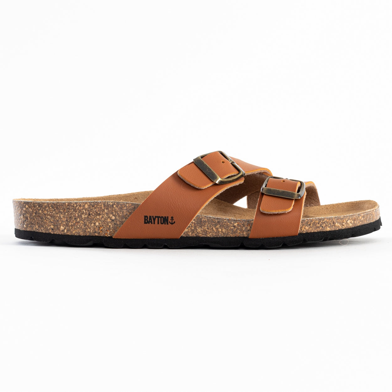 Sandalias Cleo 2 Tiras Camel