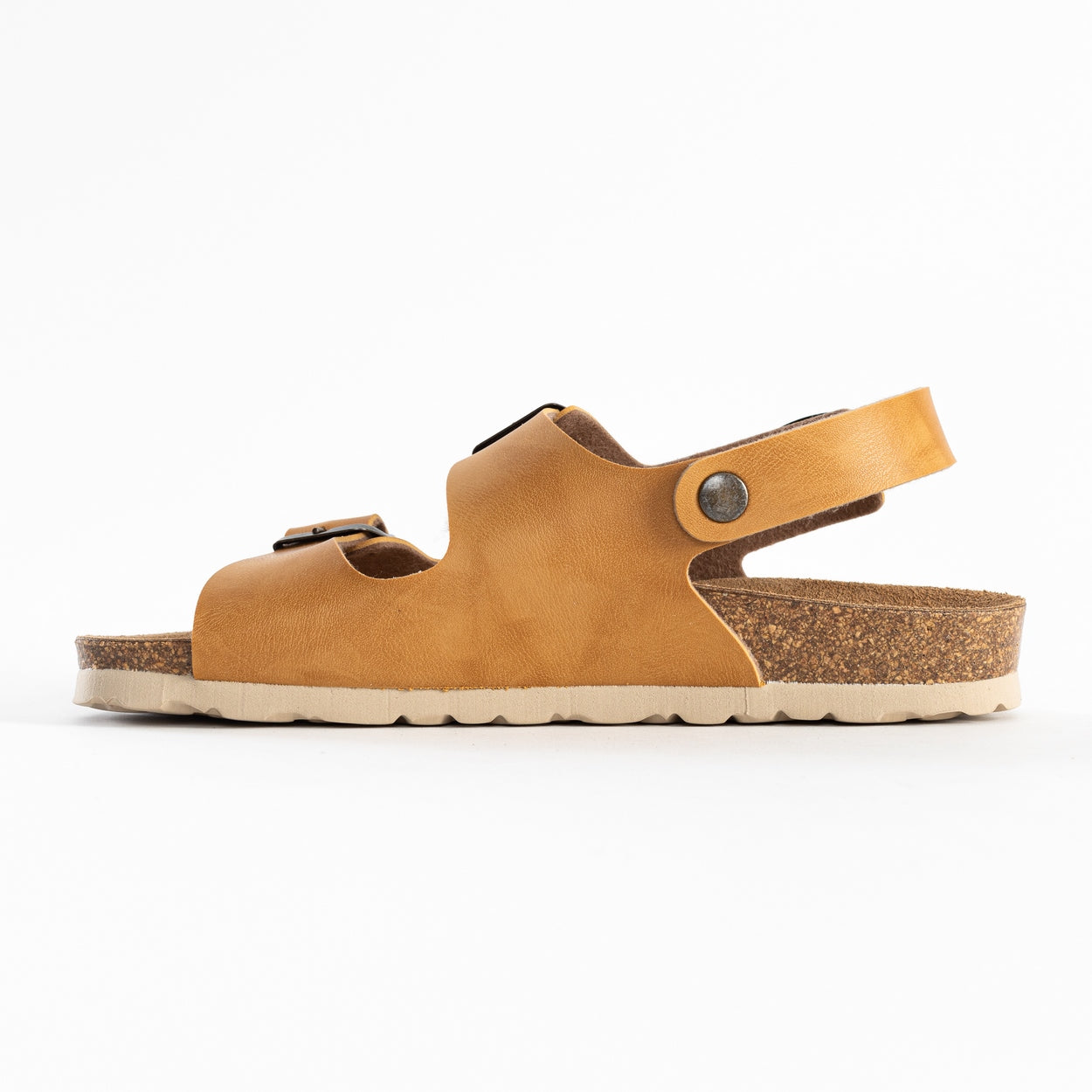 Achille Camel Multi-Strap Sandals