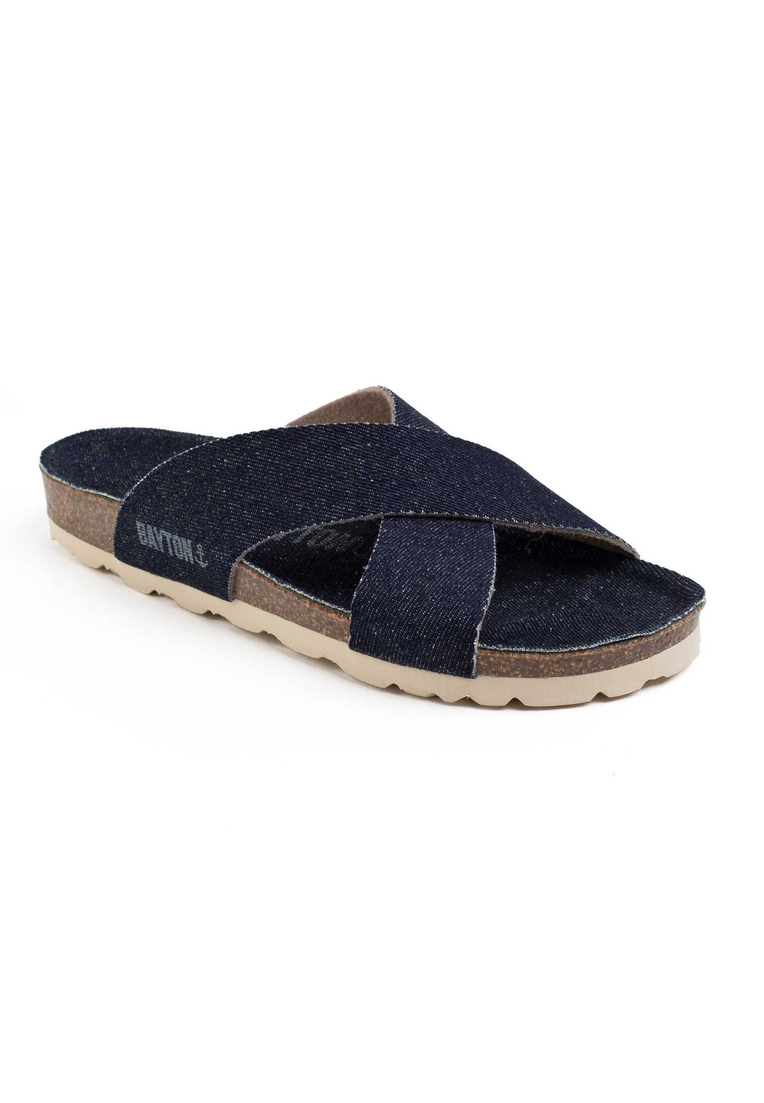 Sandales 2 Brides Gomera Denim Brut