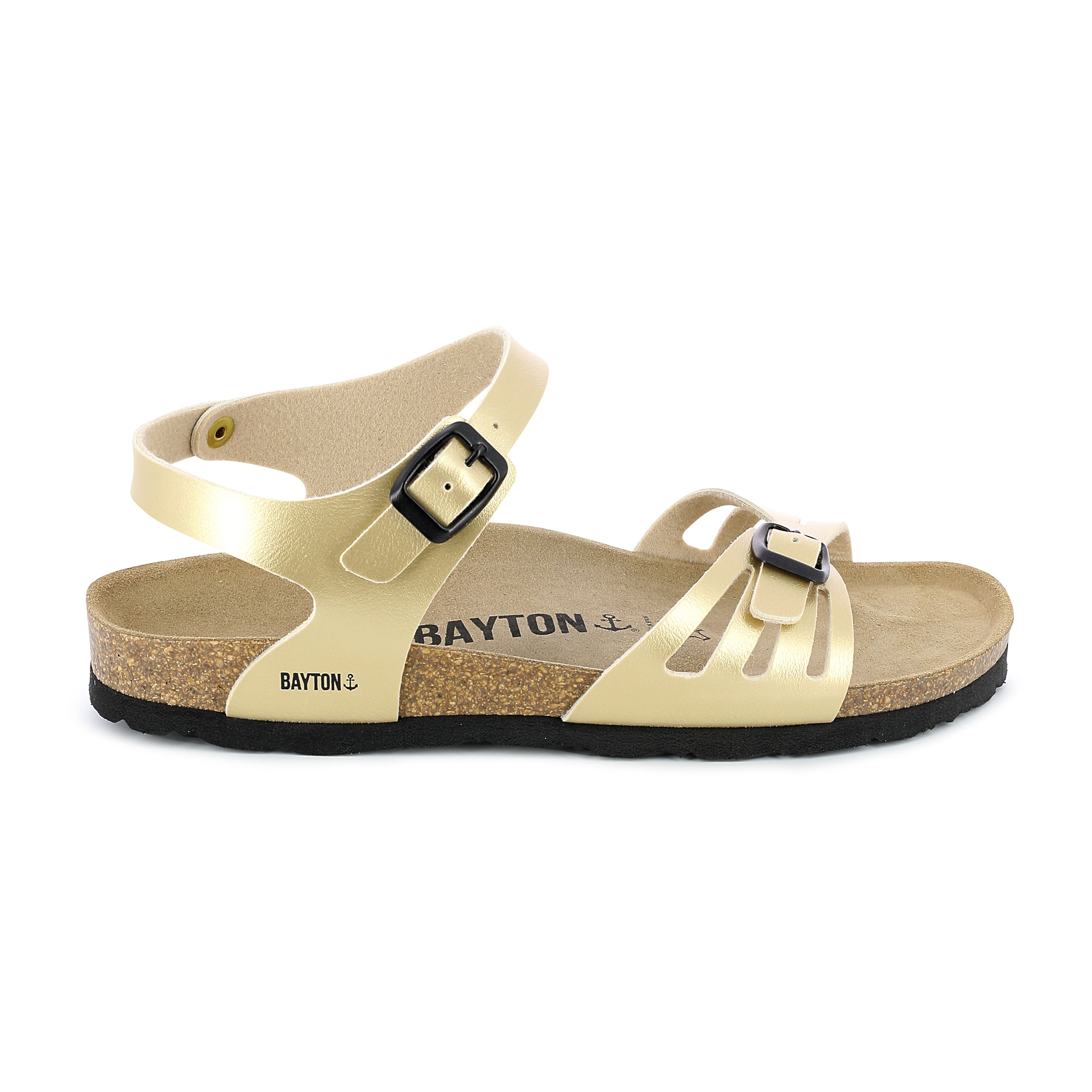 Eos Gold Multi-Strap Sandals