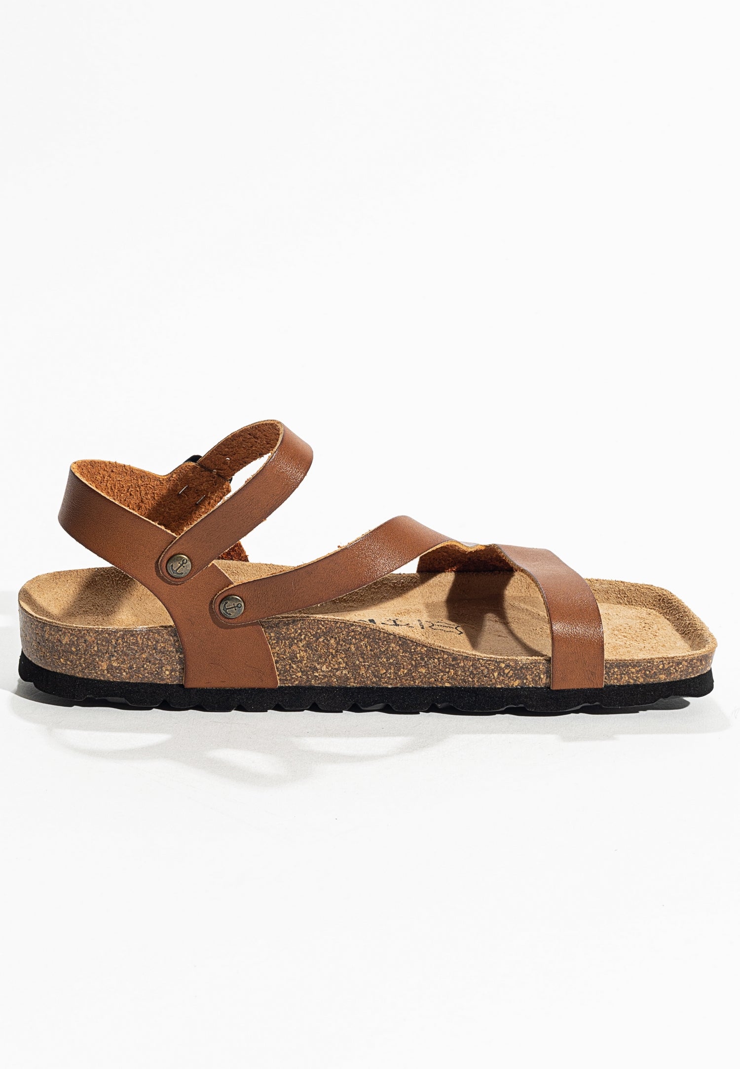 Vigo Camel Multi-Strap Sandals