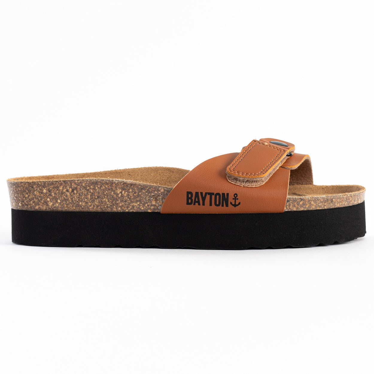 Calypso Camel Platform Sandals