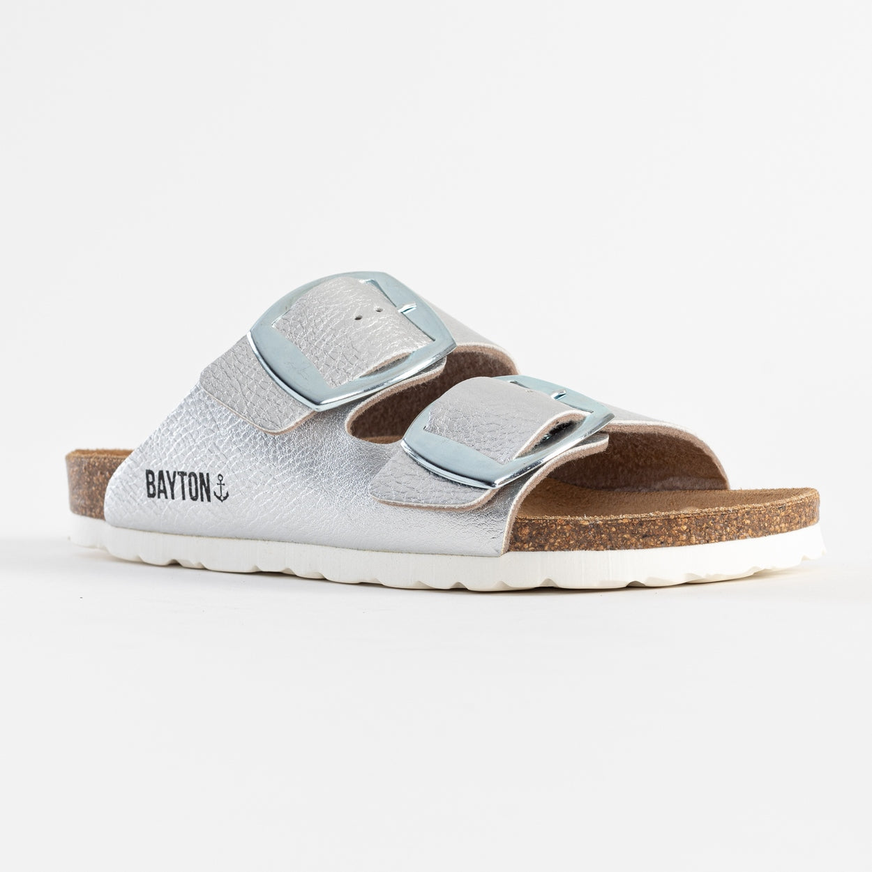 Alicante Silver 2 Strap Sandals